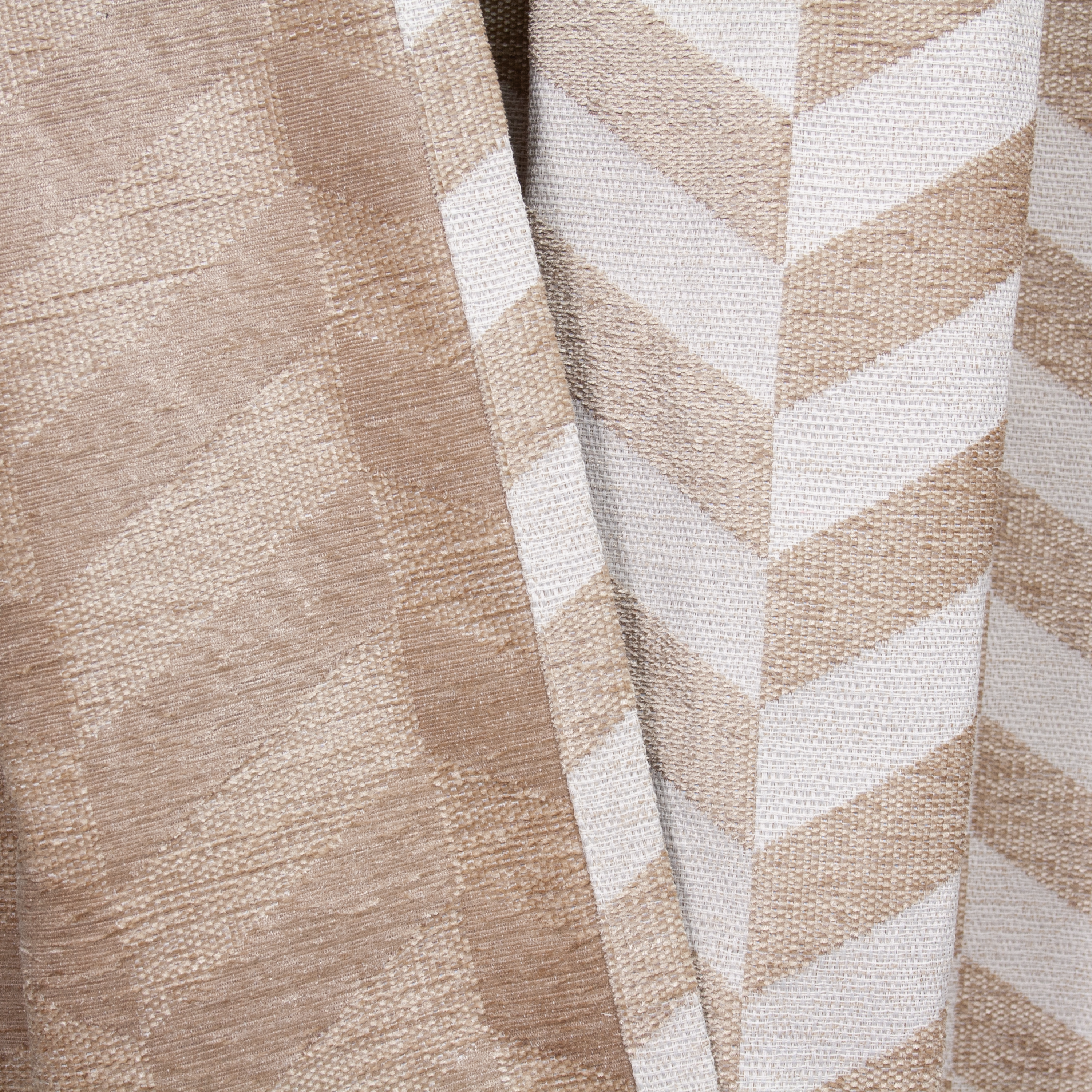 Cortinado ilhós Magnus 140x280cm bege branco Inspire - 10