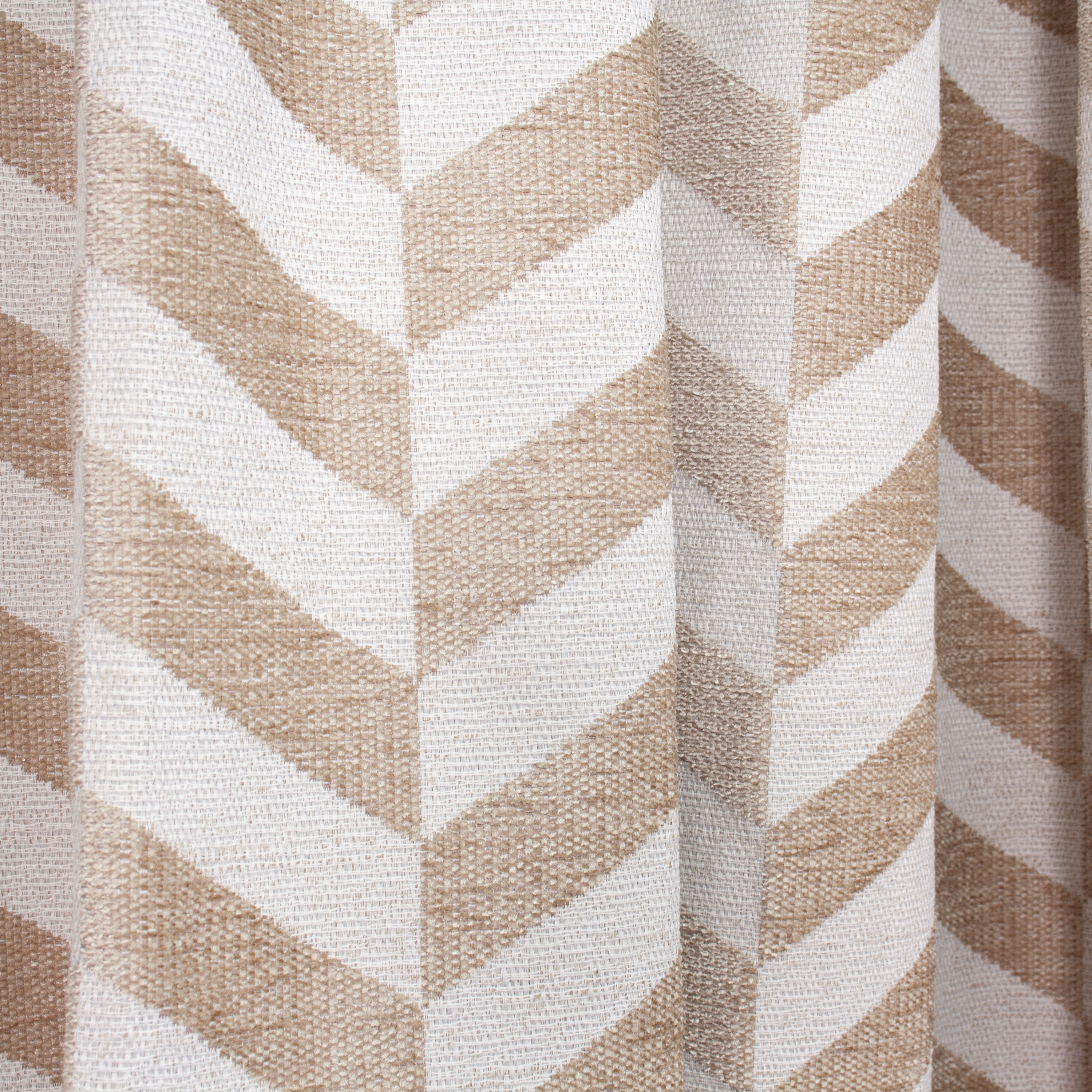 Cortinado ilhós Magnus 140x280cm bege branco Inspire - 5