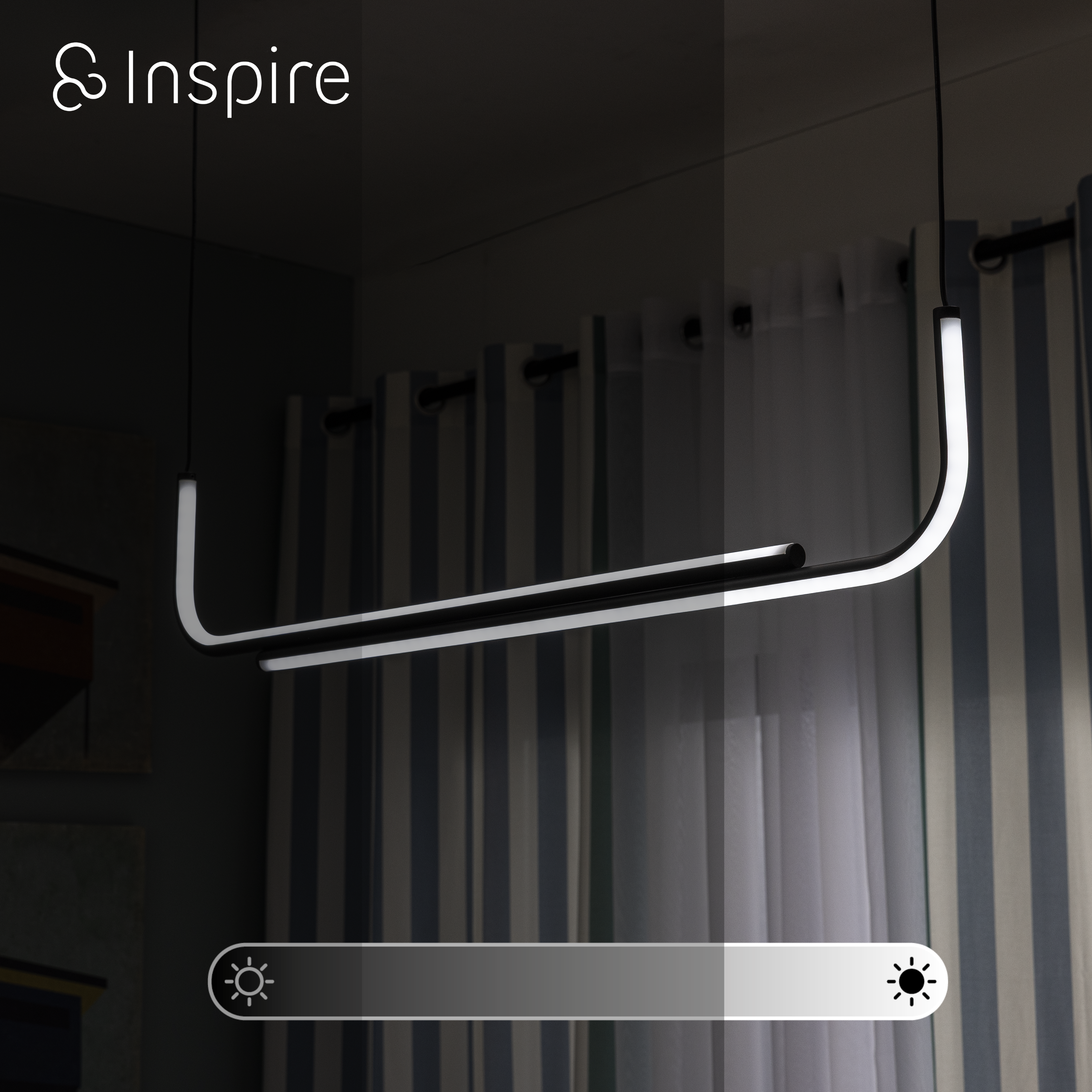 Lampa wisząca ze źródłem światła   N/A K  INSPIRE - 11