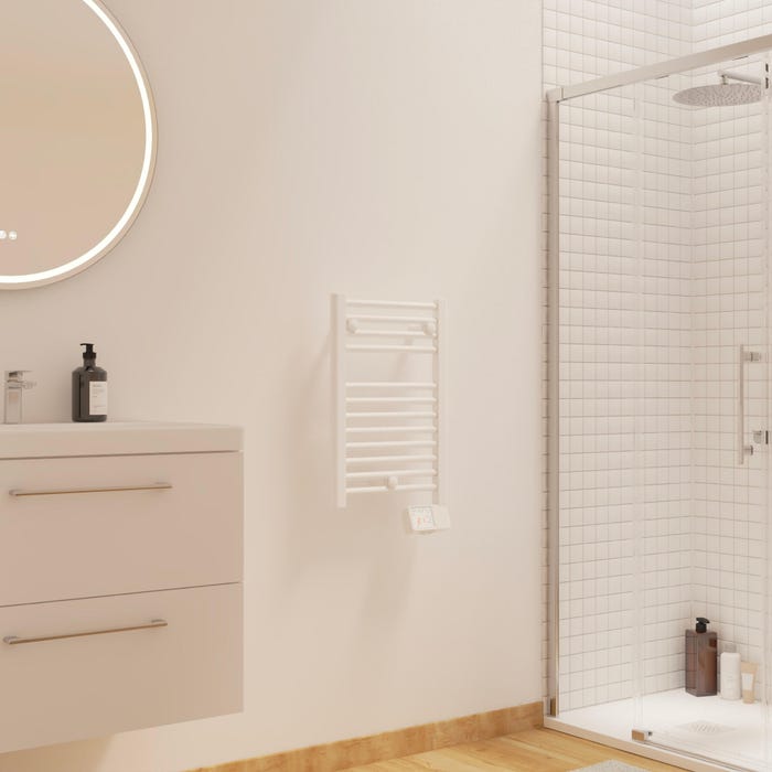 seche serviette blanc