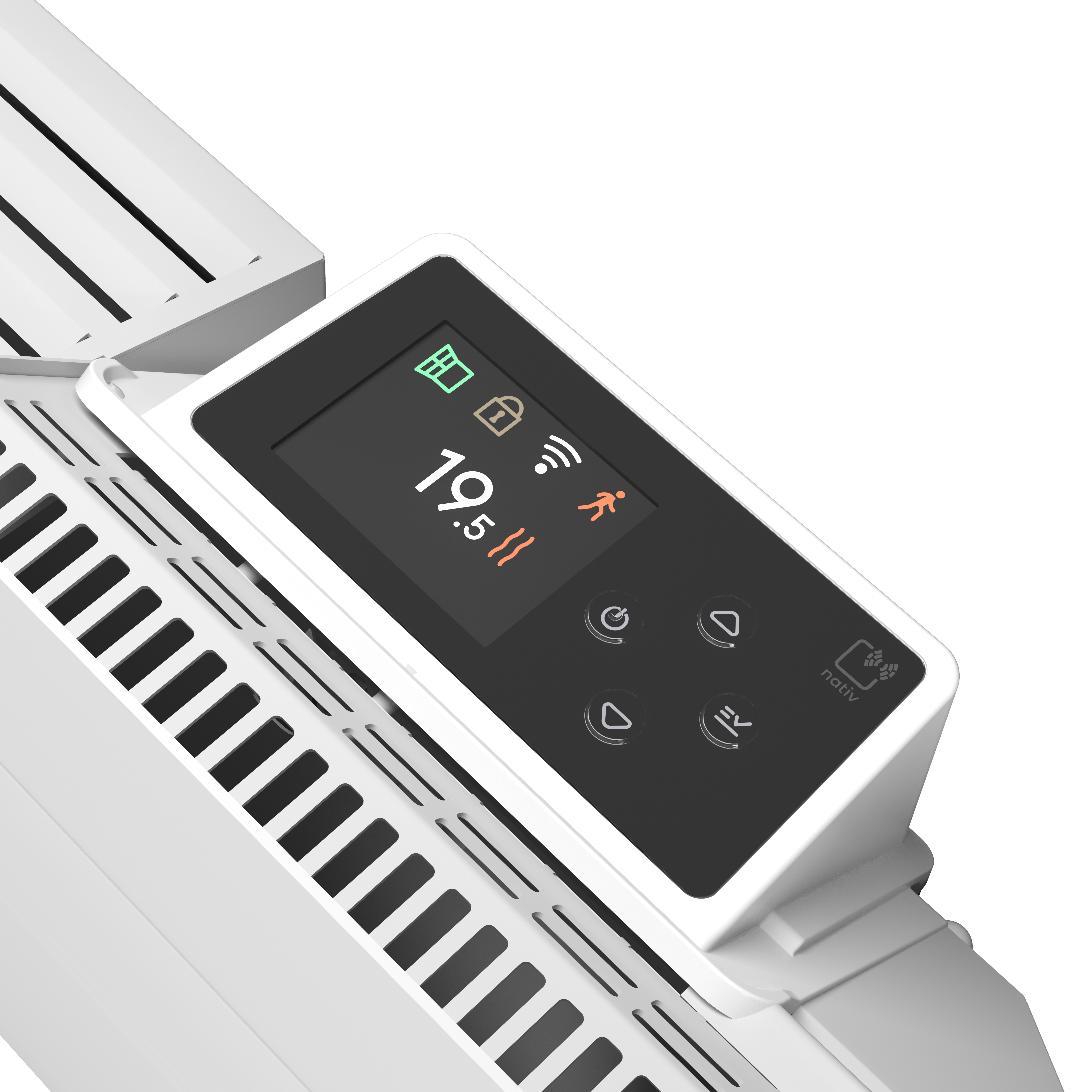 Radiateur électrique connecté à inertie sèche 1500W Walter 2 NOIROT - 3