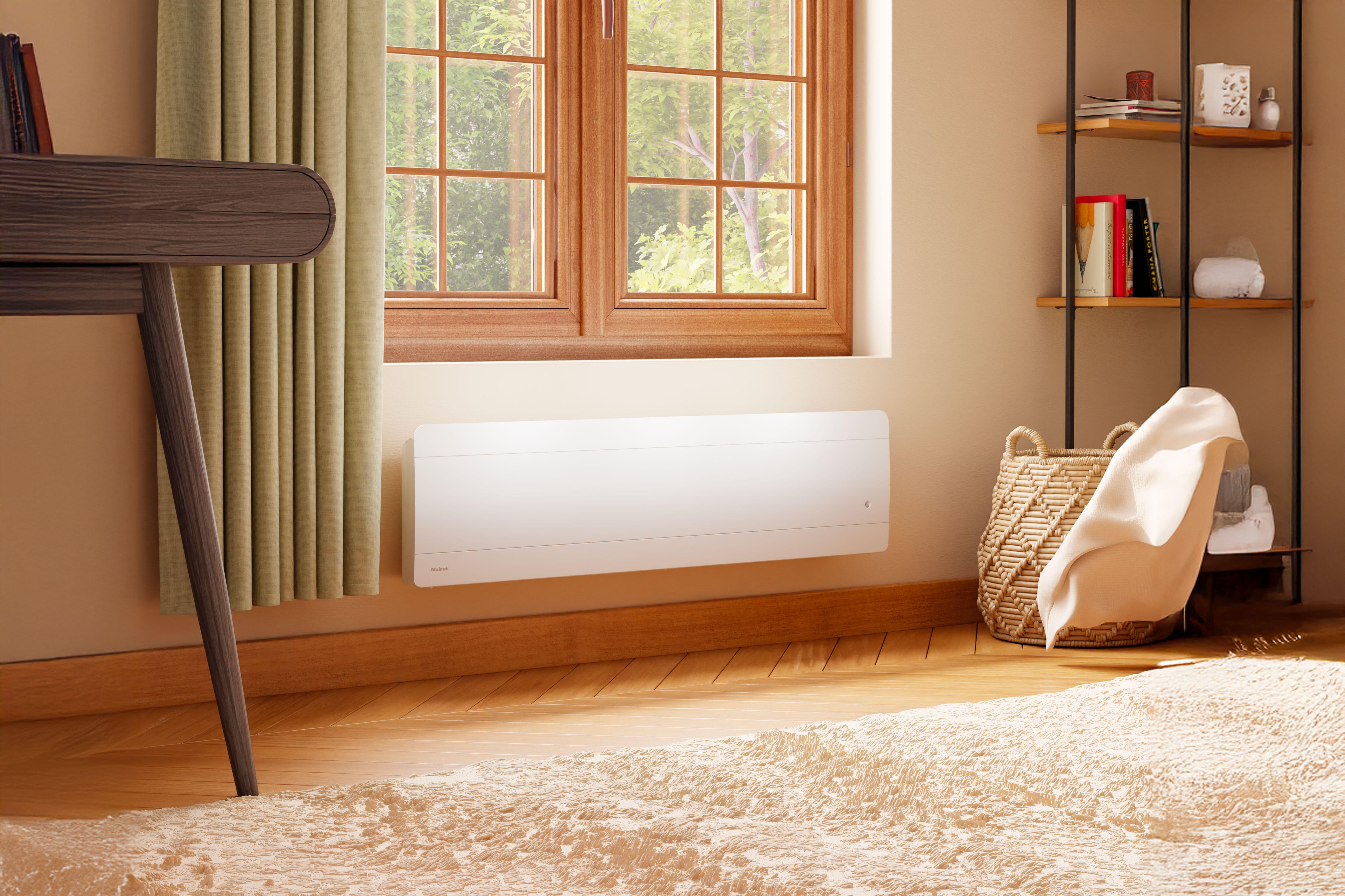 Radiateur électrique connecté à inertie sèche 1000W Walter 2 plinthe NOIROT - 5