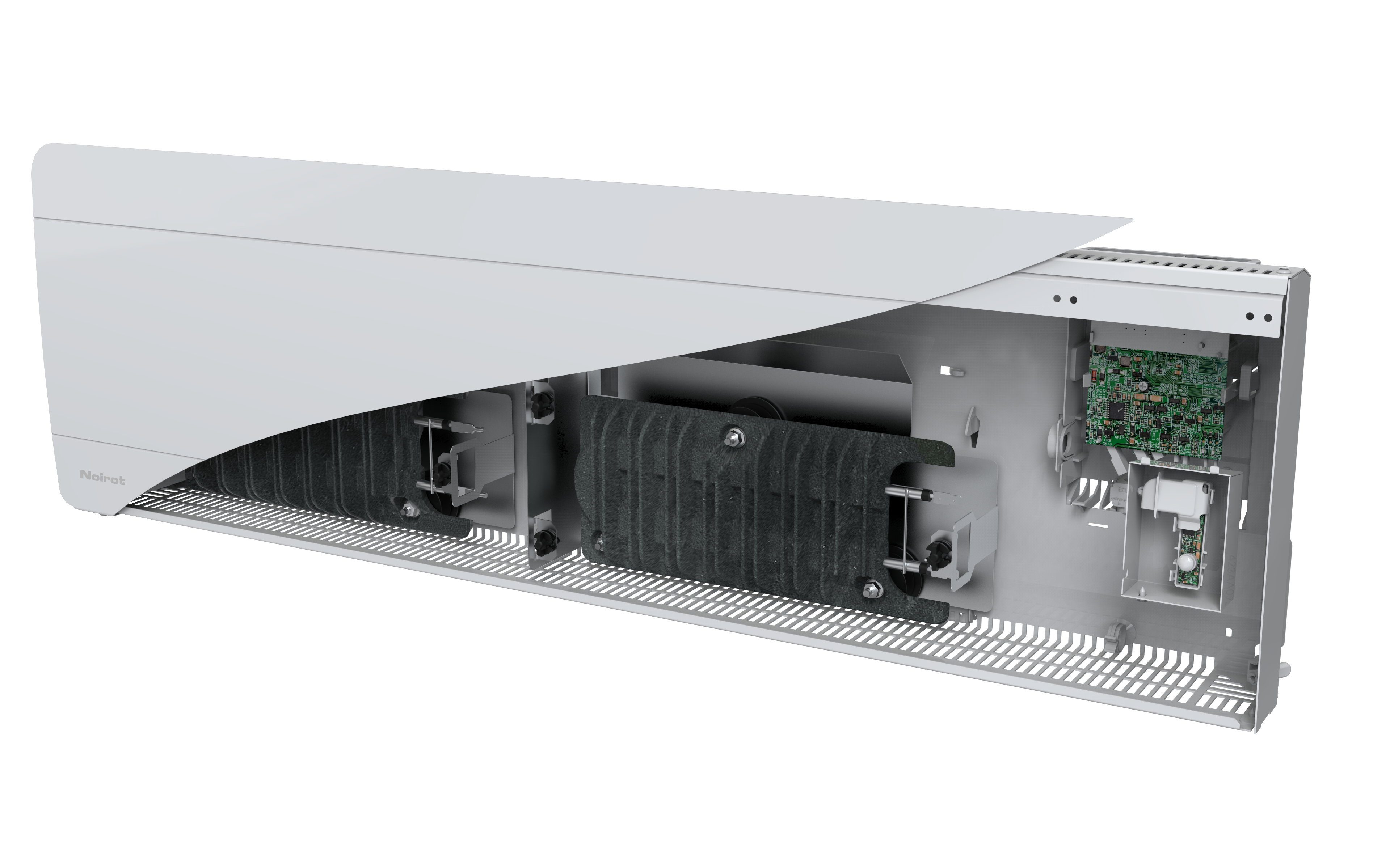 Radiateur électrique connecté à inertie sèche 1000W Walter 2 plinthe NOIROT - 4