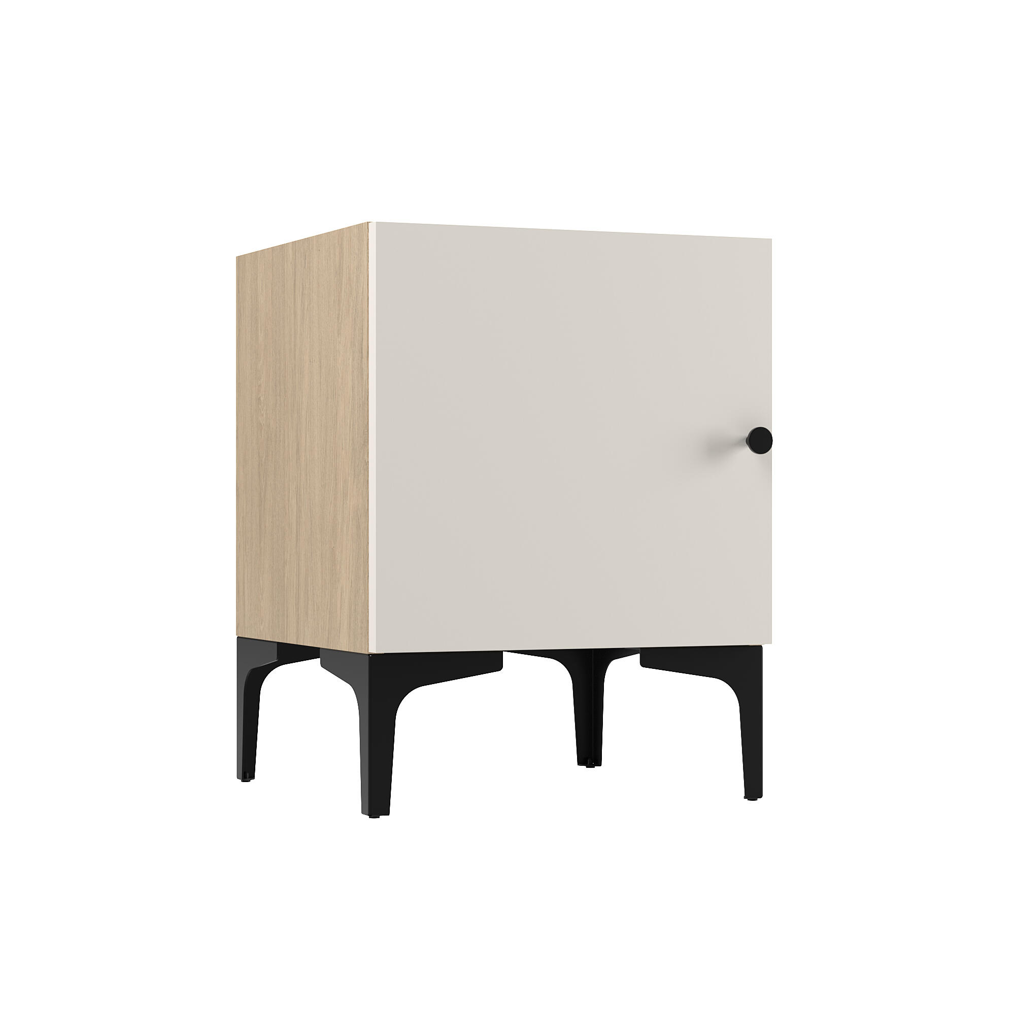 Caisson SPACEO Evo'M effet Chêne H.38,4 X L.40 X P.38 cm - 6