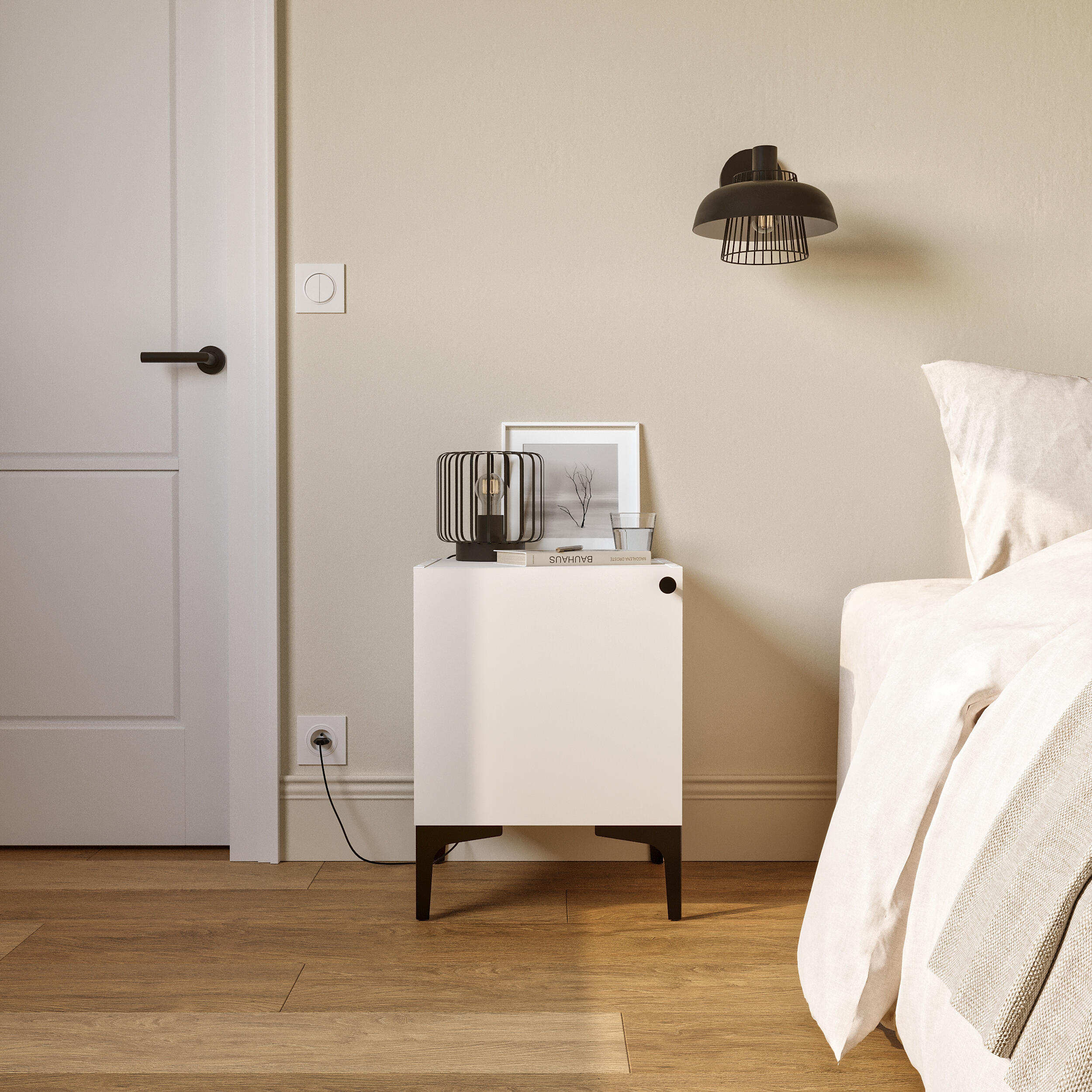 Caisson SPACEO Evo'M Blanc H.38,4 X L.40 X P.38 cm - 4