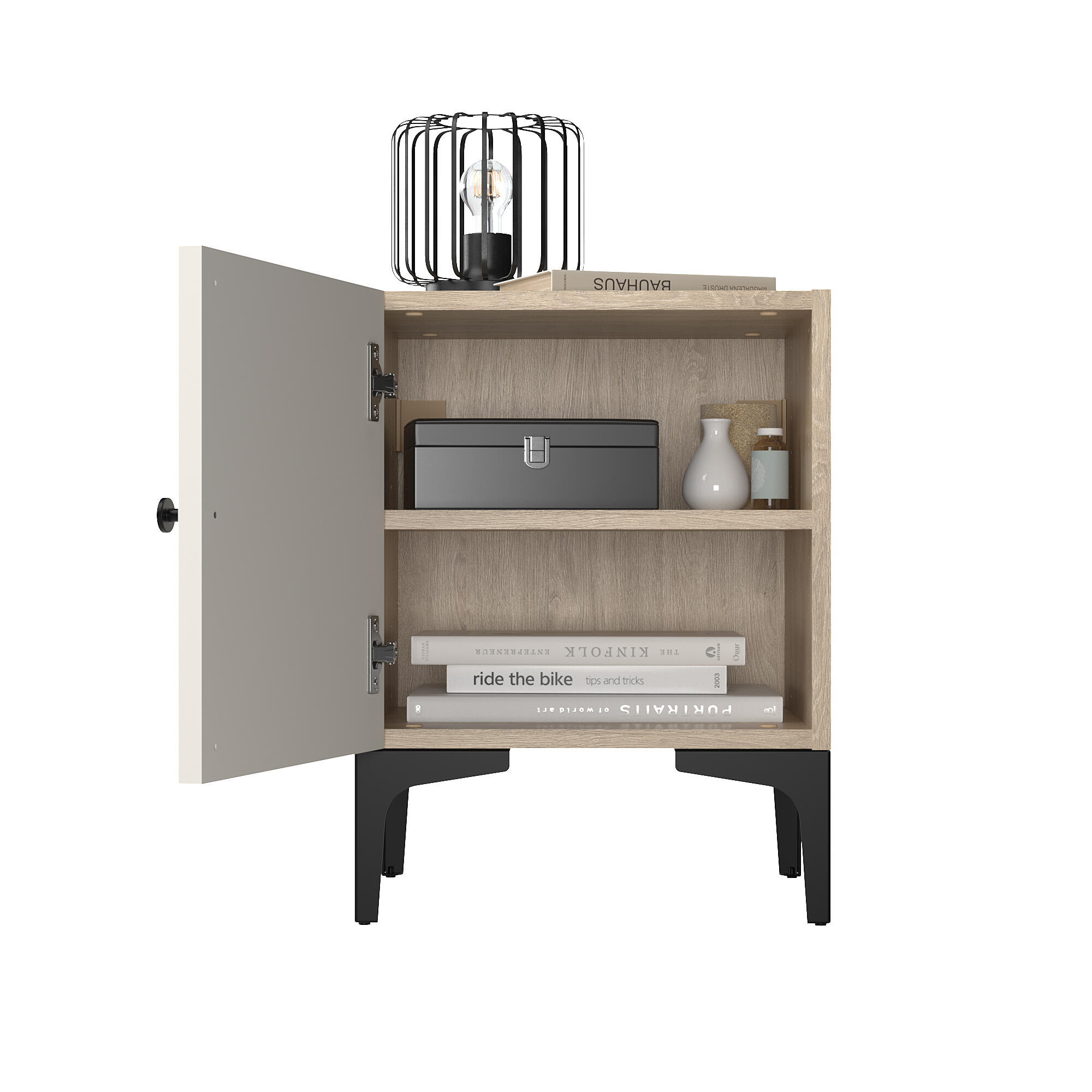 Caisson SPACEO Evo'M effet Chêne H.38,4 X L.40 X P.38 cm - 3