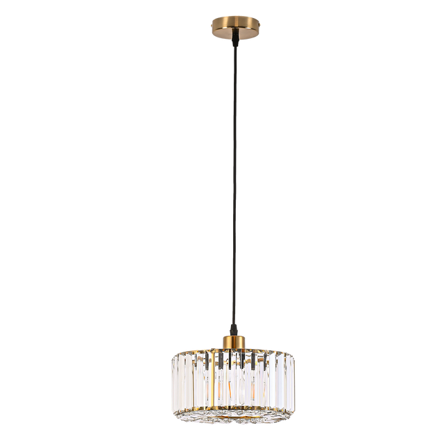 Lampa wisząca Vetro 1xE27 15W złota LIGHT PRESTIGE