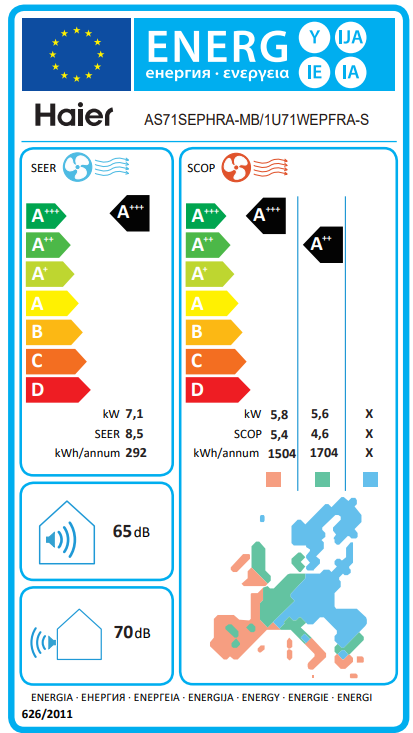 AIRE ACONDICIONADO SPLIT 6000 FRIGORIAS HAIER FLEXIS S BLANCO - 4