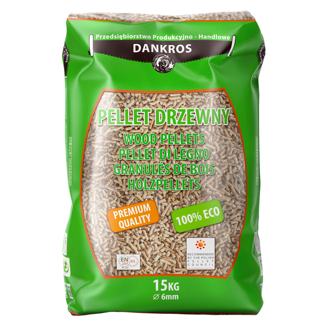 Pellet A1 DANKROS 18MJ 15 KG Produkt POLSKI