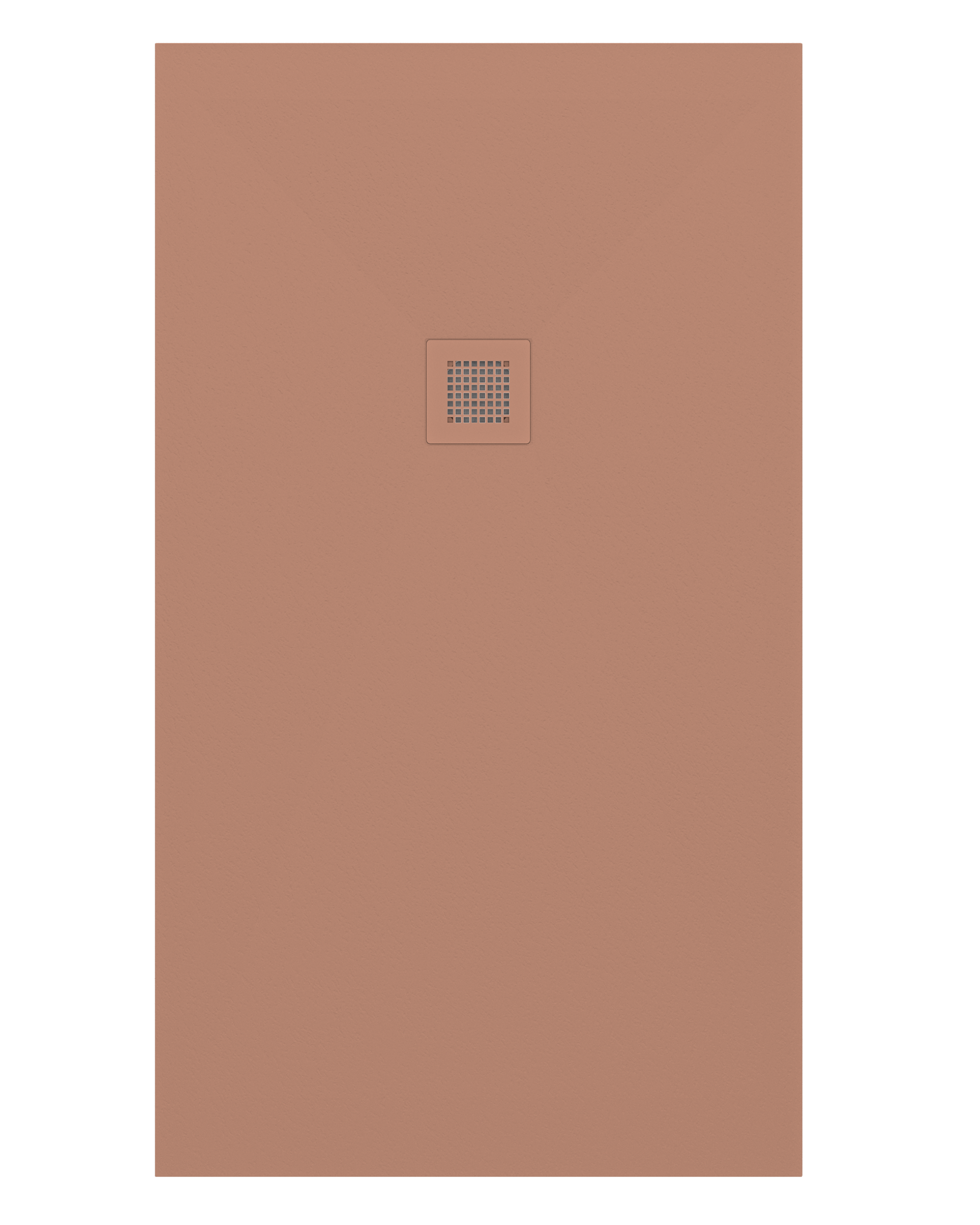 Plato de ducha colors liso 180x80 cm terracota