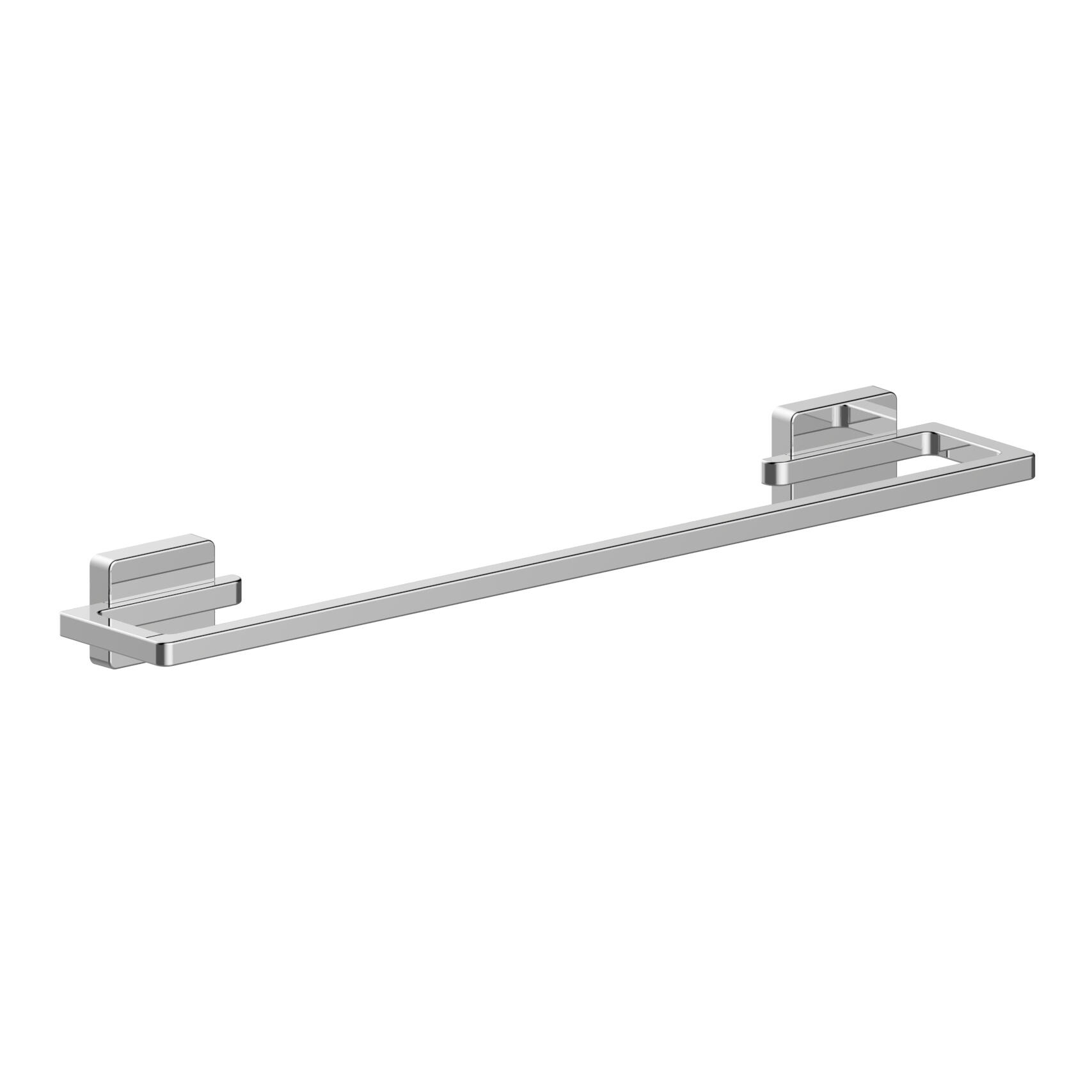 Toallero cubo cromado brillante 45x4.5 cm