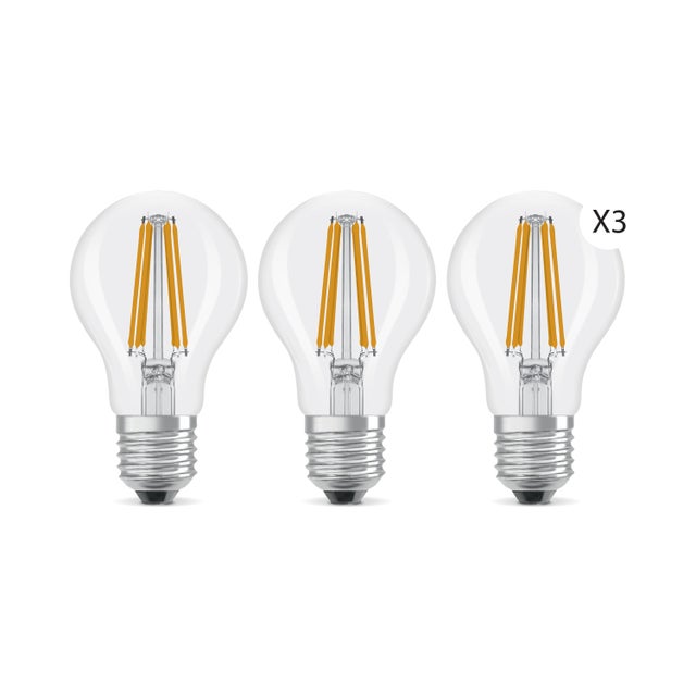 Żarówka LED 3 szt. E27 7.2 W 1521 lm Ciepła Biel Lexman Klasa A