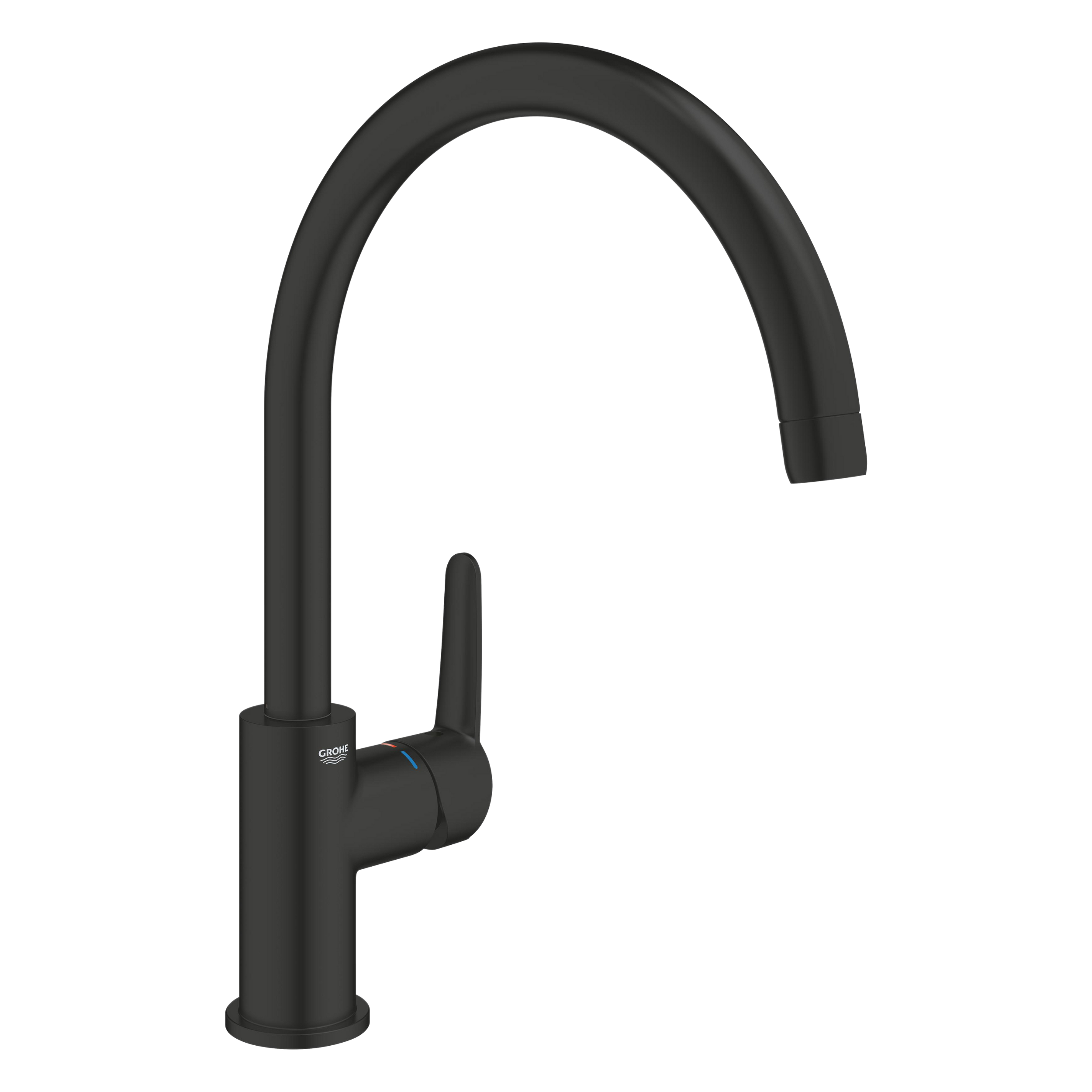 Bateria kuchenna Clova czarna wylewka K Grohe