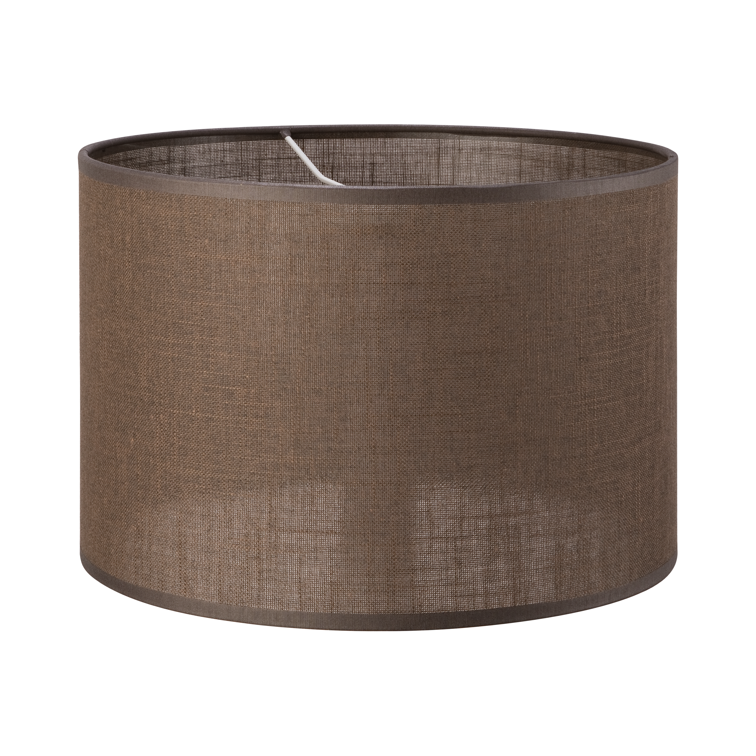 Abażur Cama M brązowy walec 25 x 17 cm Lamkur