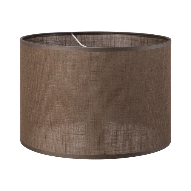 Abażur Cama M brązowy walec 25 x 17 cm Lamkur