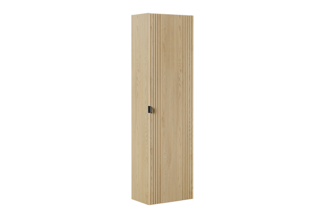 Szafka łazienkowa wisząca Ovalia 40x25.4x140 cm Dąb Cremona Comad