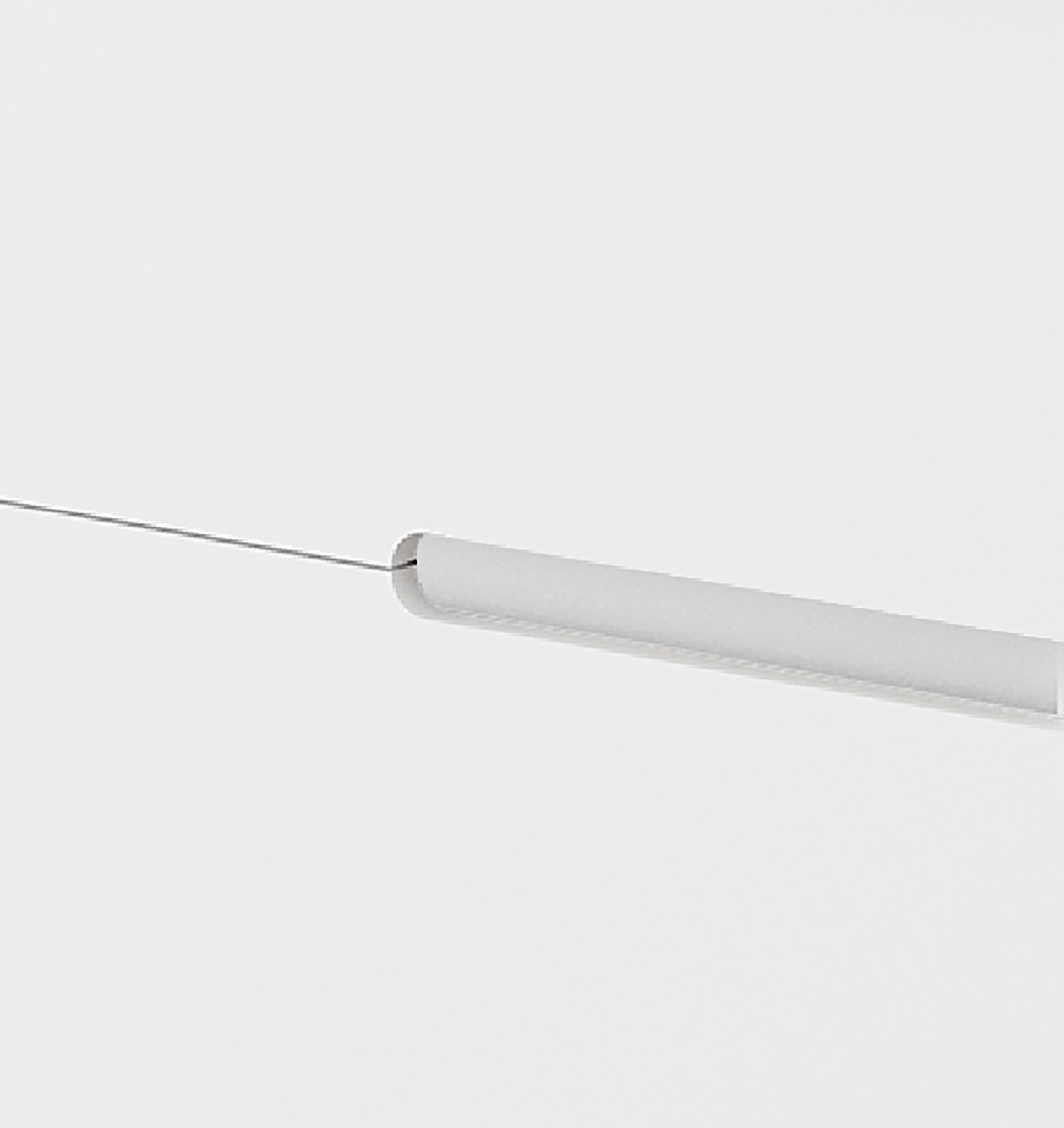 Mobile bagno sospeso con lavabo e illuminazione L 100 x H 51 x P 46 cm bianco in mdf 2 cassetti per vasca centrale Eva - 7