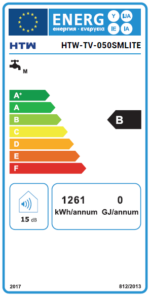 Termo Vertical HTW SMART LITE função smart e ânodo eletronico 50L - 2