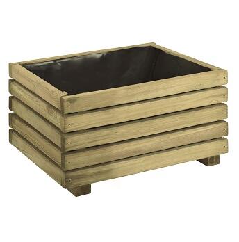 Jardinera de madera de 17 litros 25x26,5x40 cm  - 2