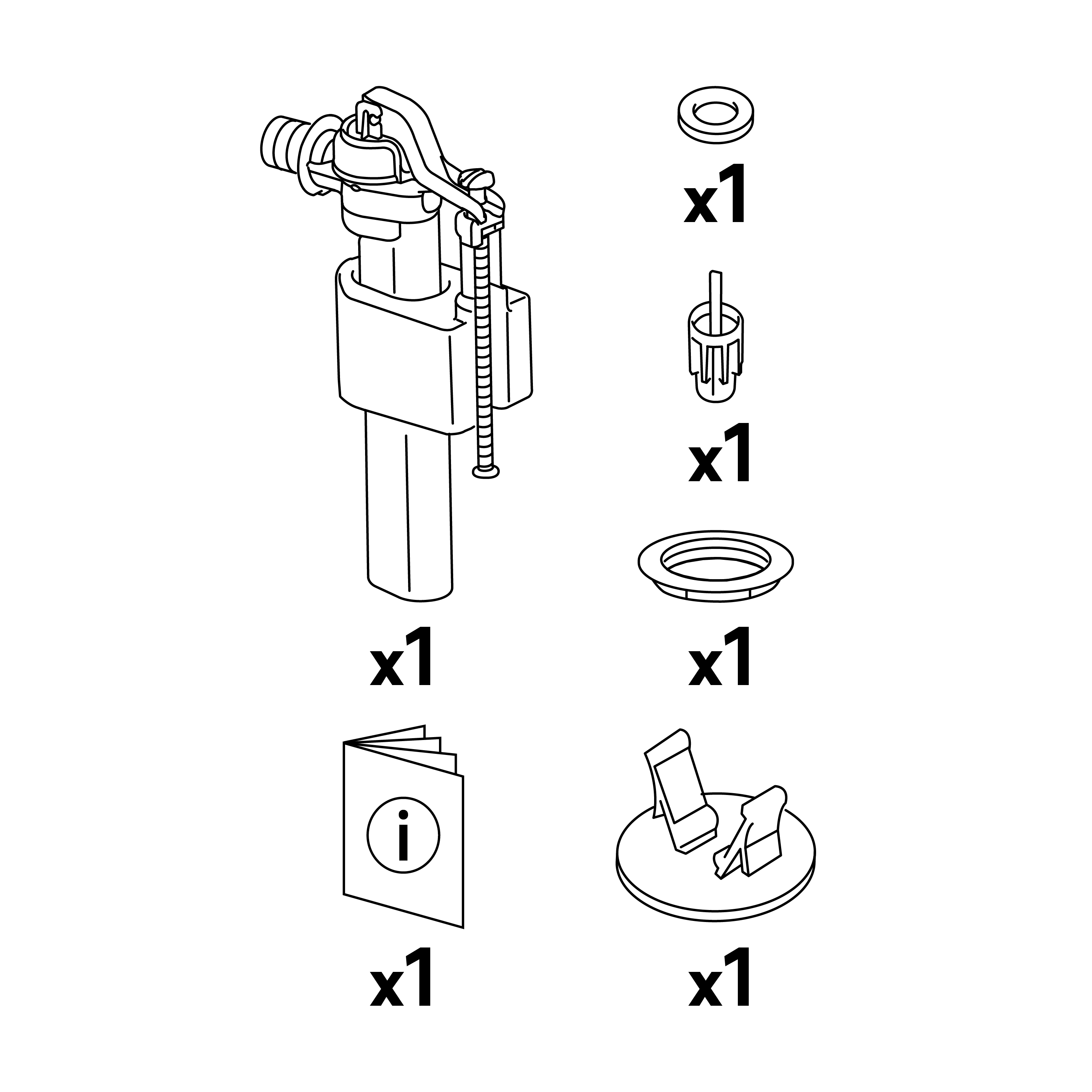 Robinet flotteur 3/8, - 5