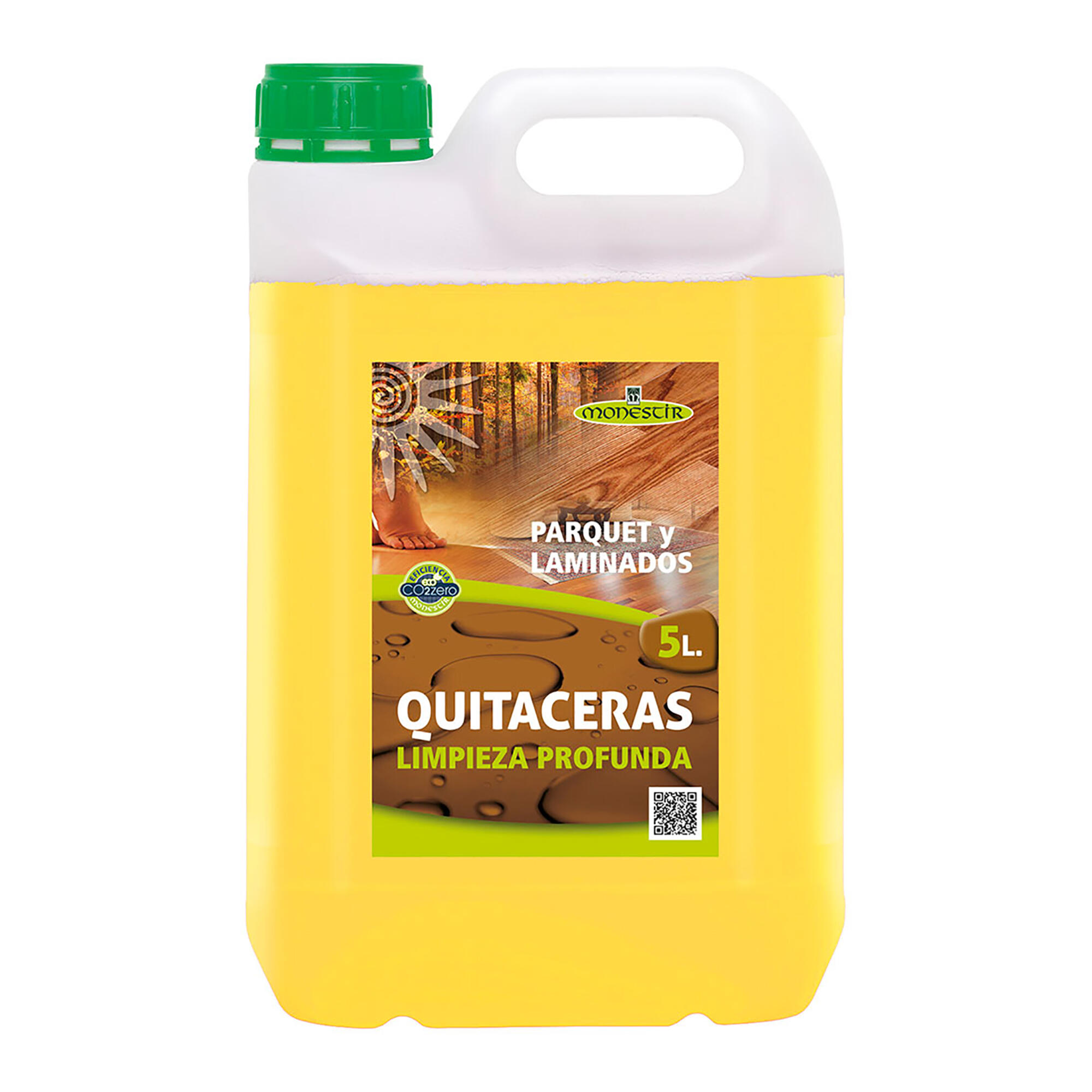 Quita ceras para suelos de parquet, tarimas, láminados monestir 5l