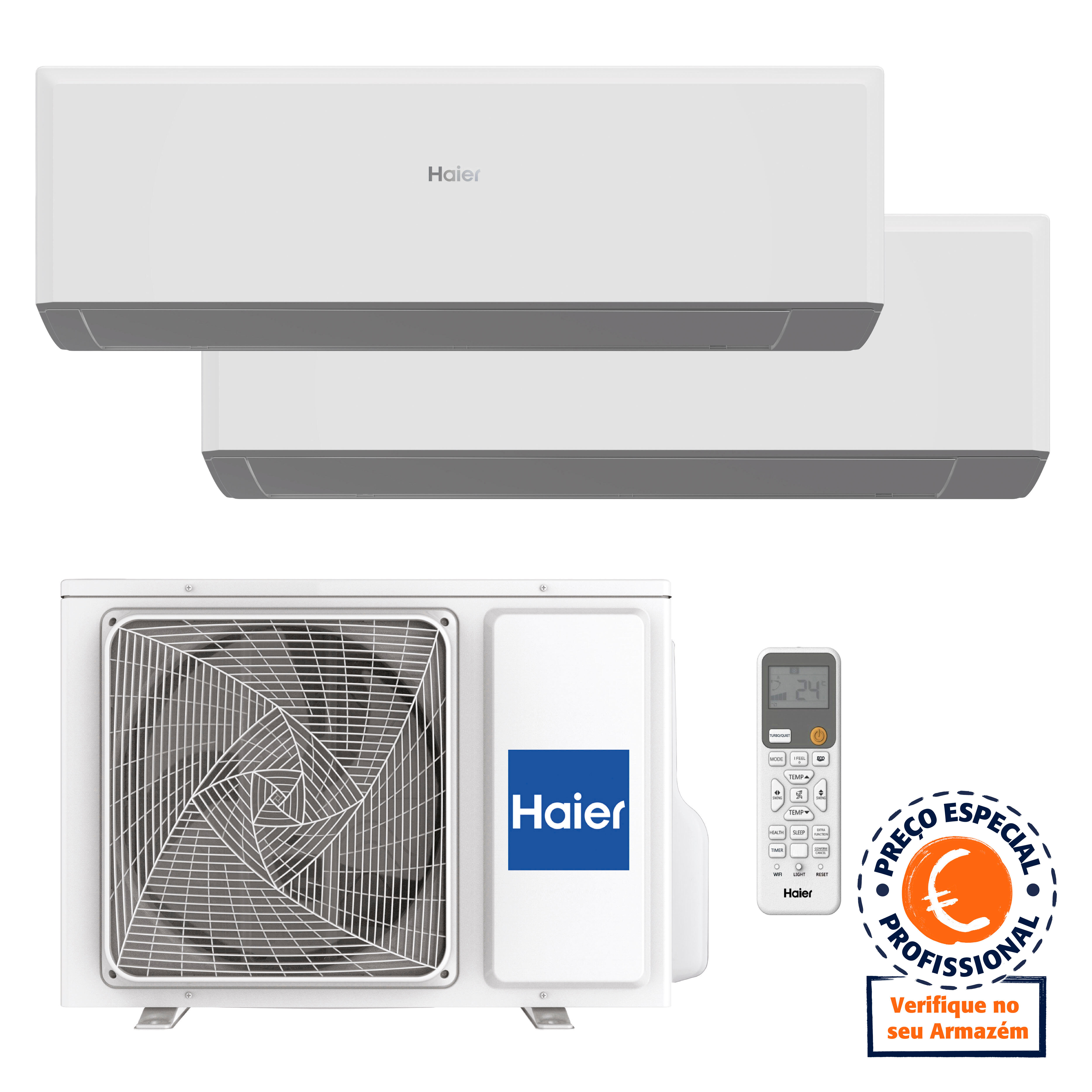 AR CONDICIONADO MULTISPLIT 2X12K BTU HAIER GEOS R+ COM WIFI A***/A** - 4