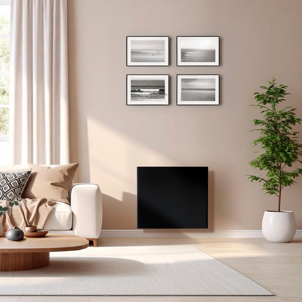 Radiateur électrique à inertie sèche Solea 1000 W HJM - 5