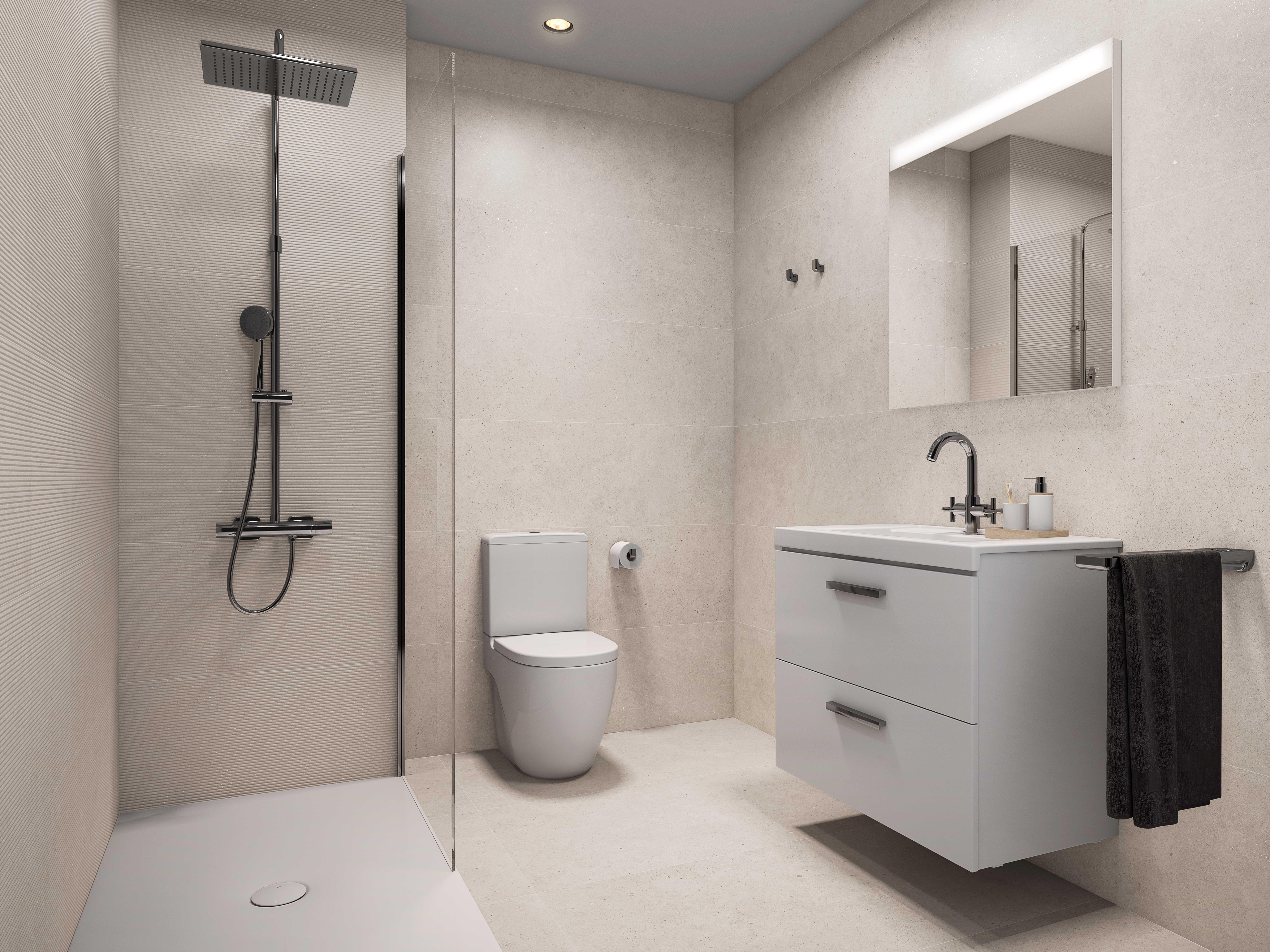 Suelo porcelánico basel efecto piedra caliza roca 60x120 cm c1 roca tiles