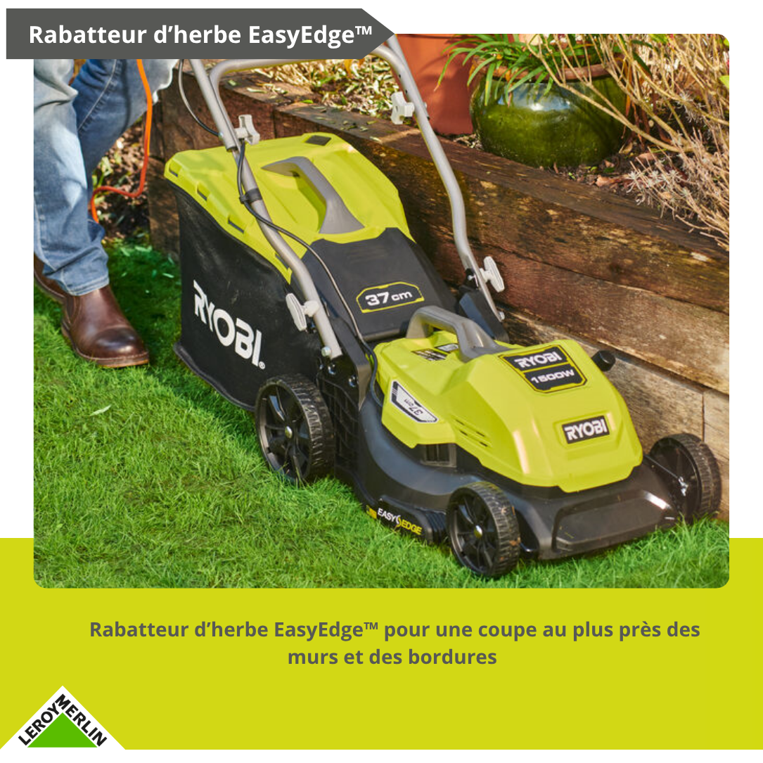 Corta-relva elétrico RYOBY 1500W 37CM - 3