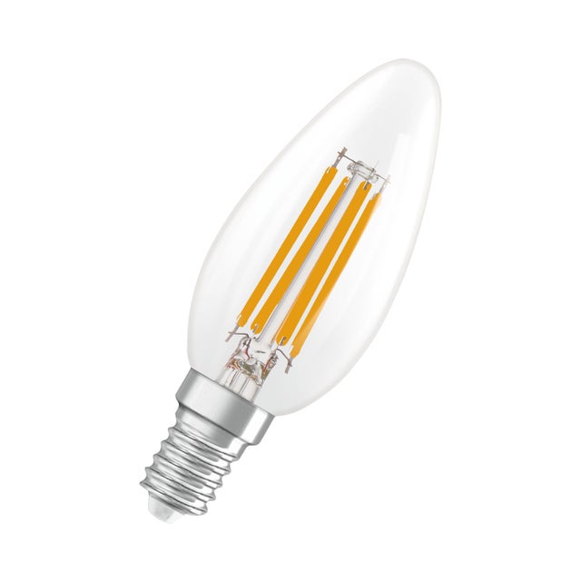 Ampoule led, flamme E14, 470lm = 40W, blanc chaud, dimmable, OSRAM