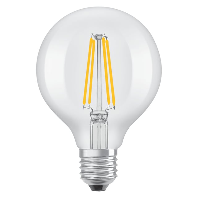 Ampoule led à filament, globe 95mm, E27, 1055lm, classe A, blanc neutre LEXMAN