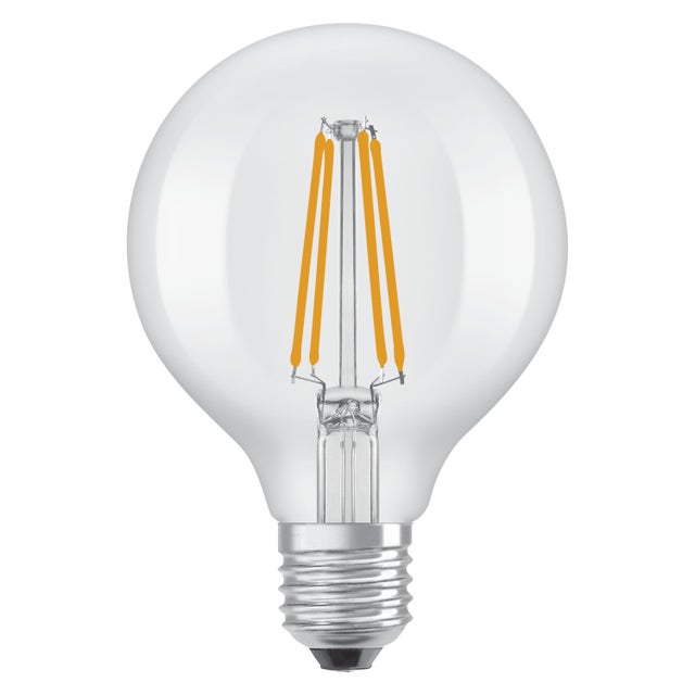 Ampoule led à filament, globe 95mm, E27, 1055lm, classe A, blanc chaud LEXMAN