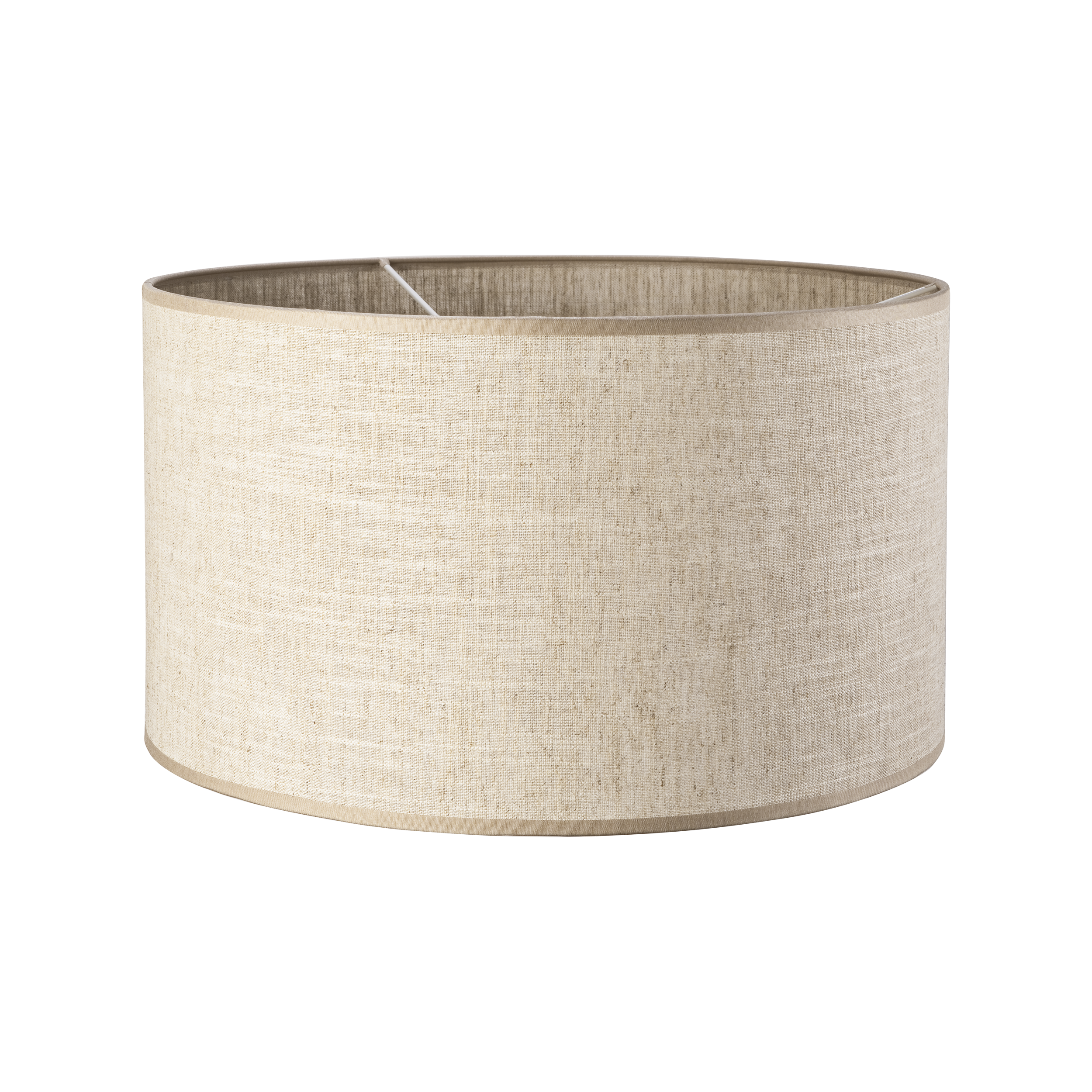 Abażur Lino L 35x20 cm Walec Len LAMKUR