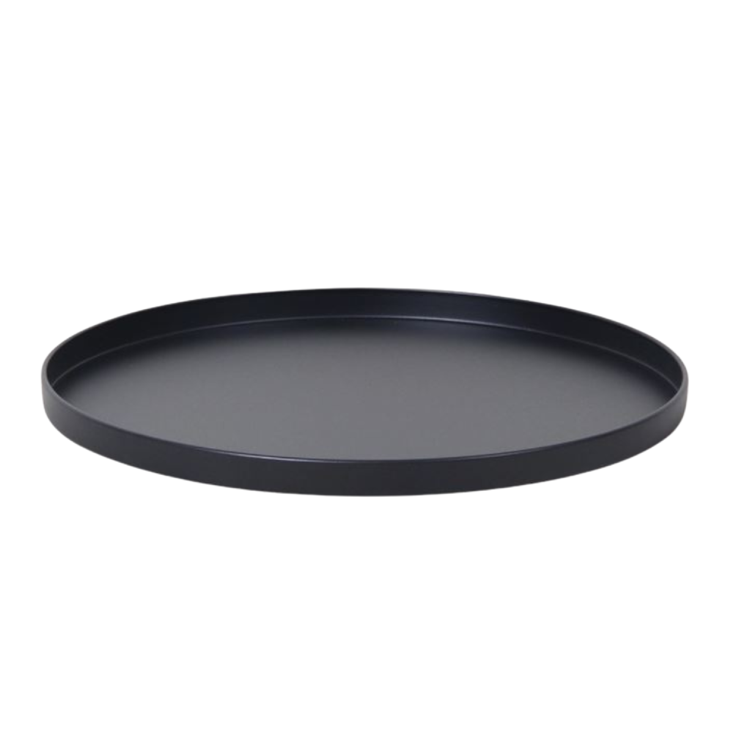 Taca dekoracyjna metalowa śr. 32 cm czarna