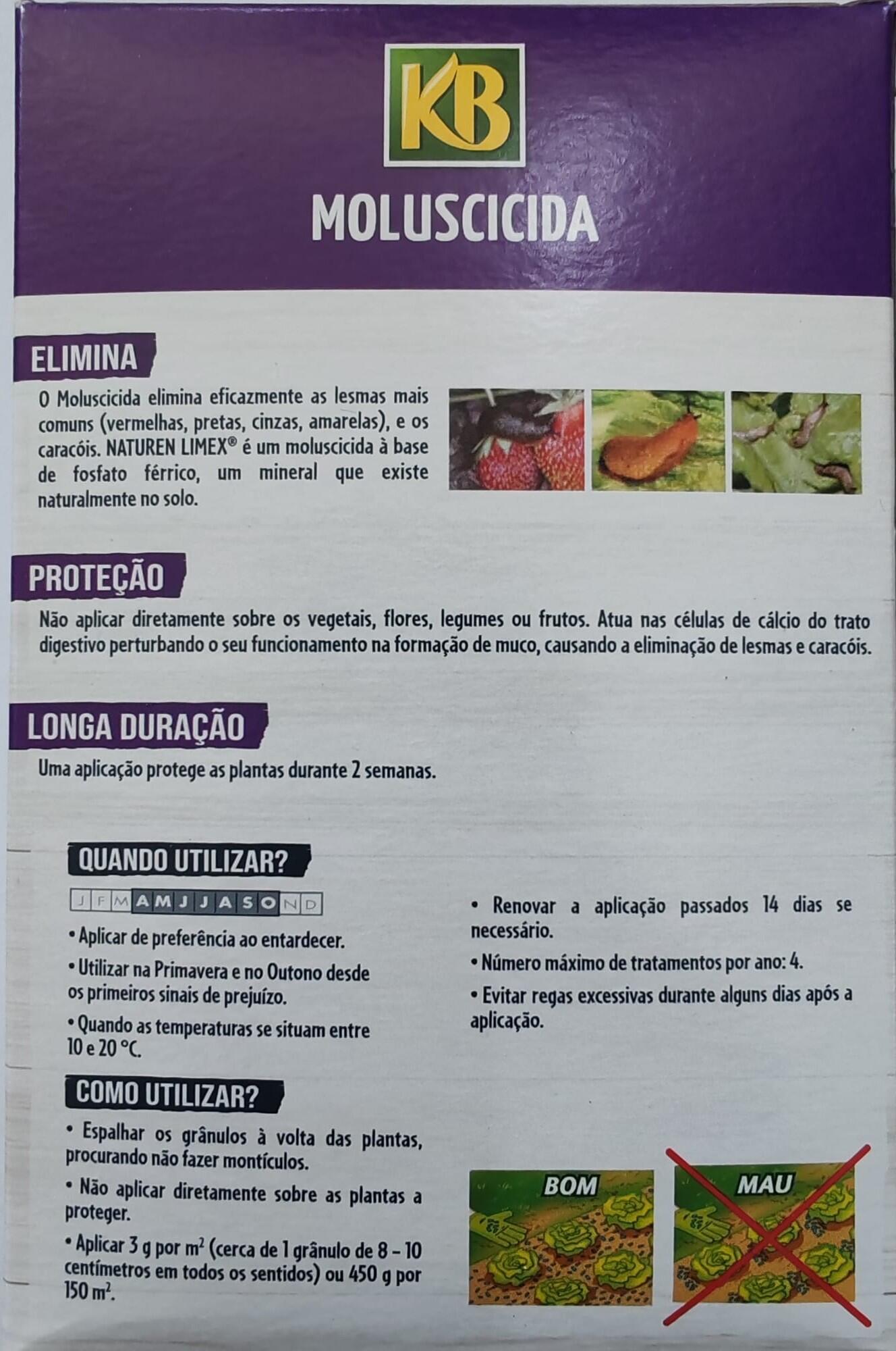 Moluscicida 450gr KB Limex - 2