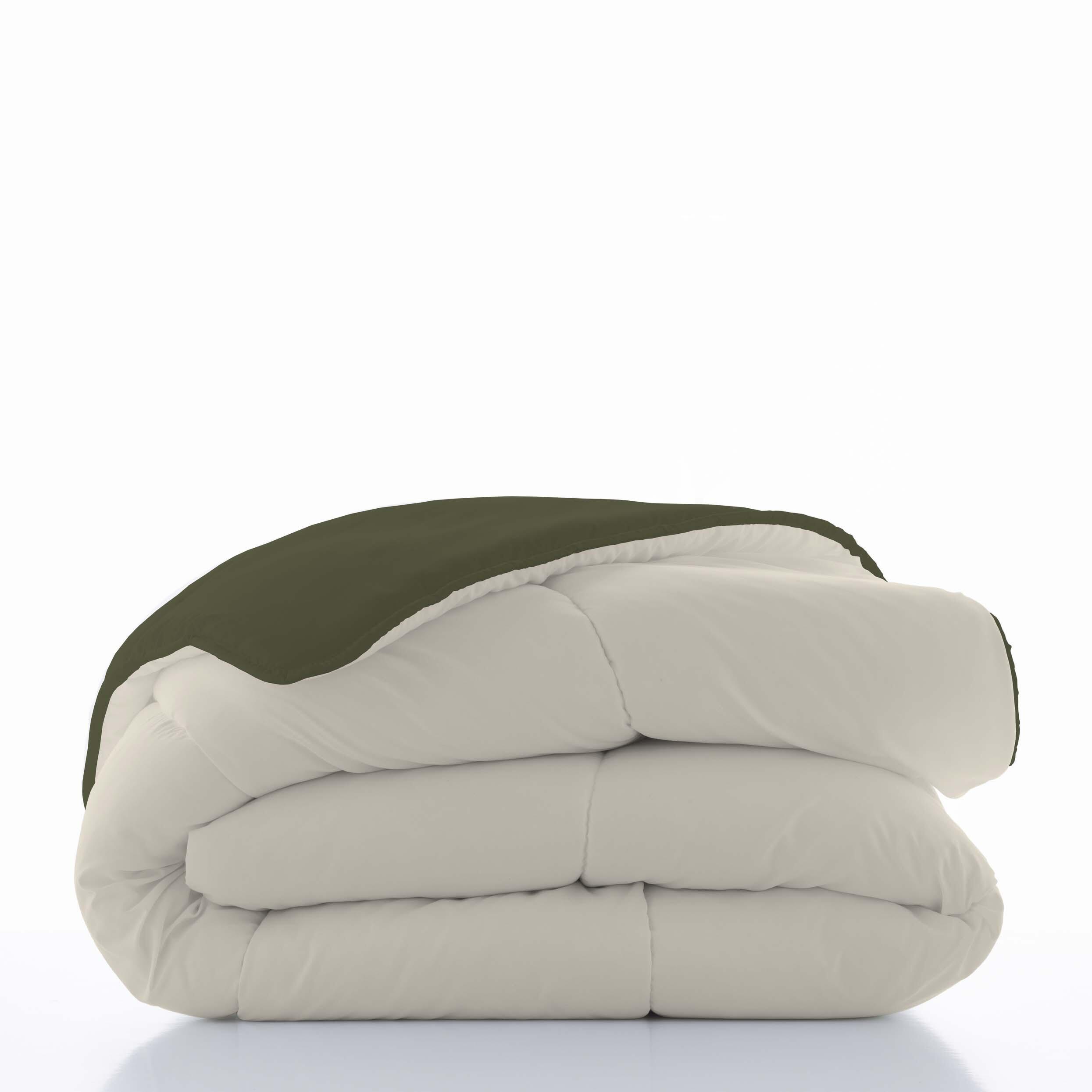 Edredón de cama Verde 42 250x260 cm verde/vainilla para cama de 150 cm - 5