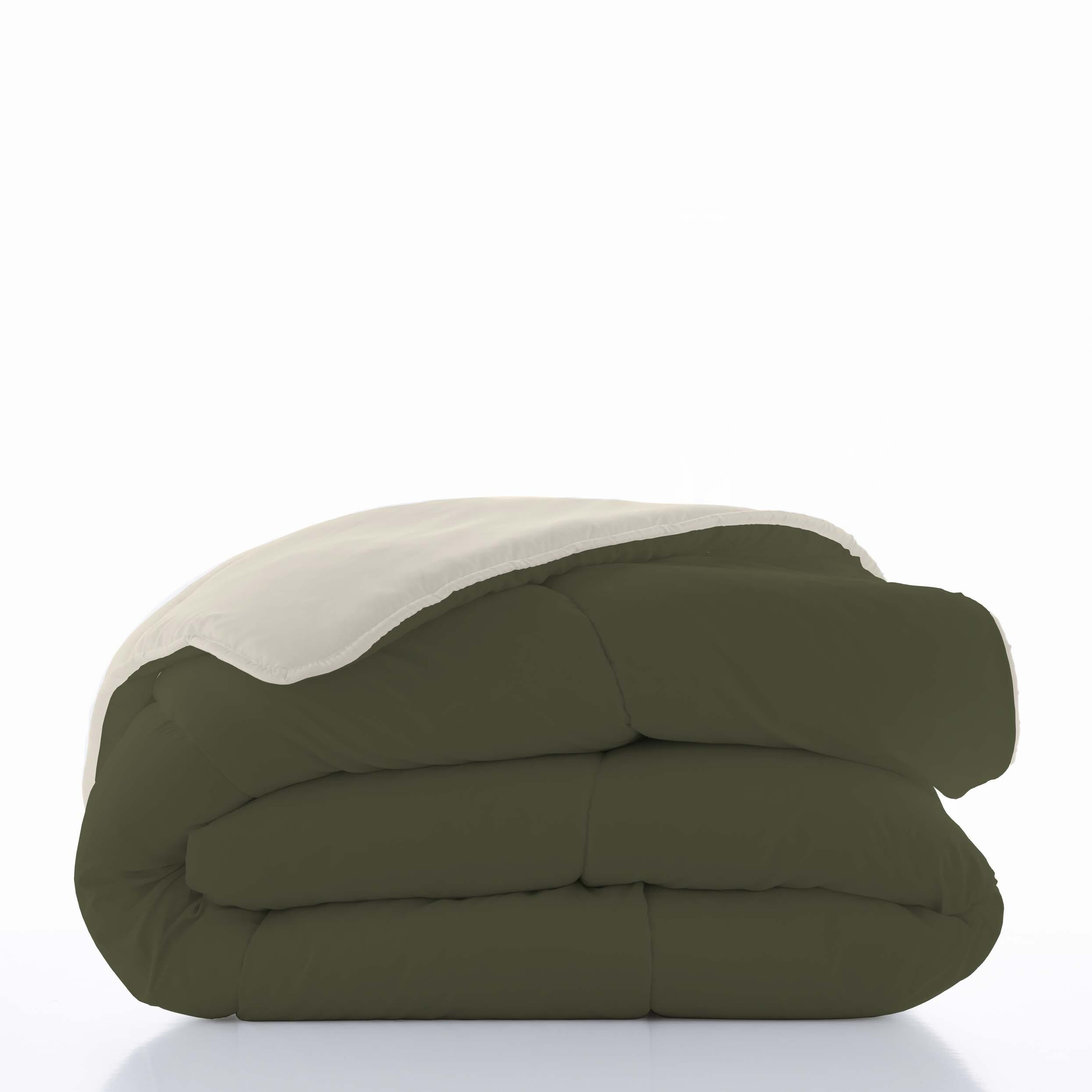 Edredón de cama Verde 42 250x260 cm verde/vainilla para cama de 150 cm - 4