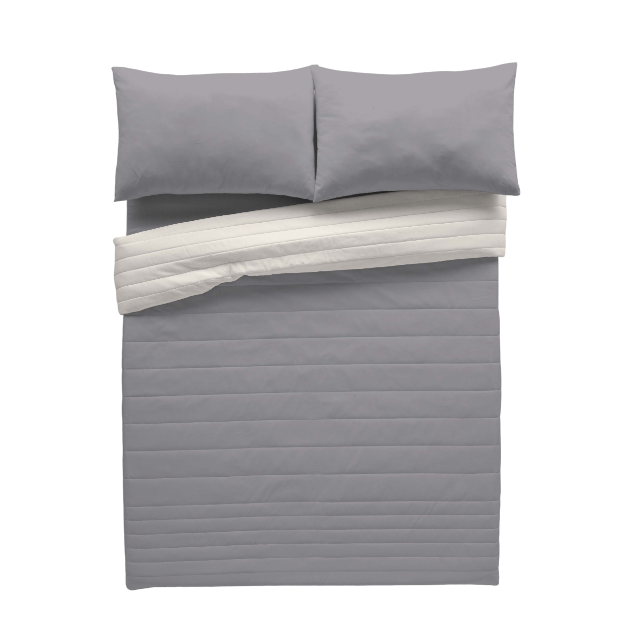 Colcha de cama Bouti 180x270 cm gris/piedra para camas de 90 cm - 8