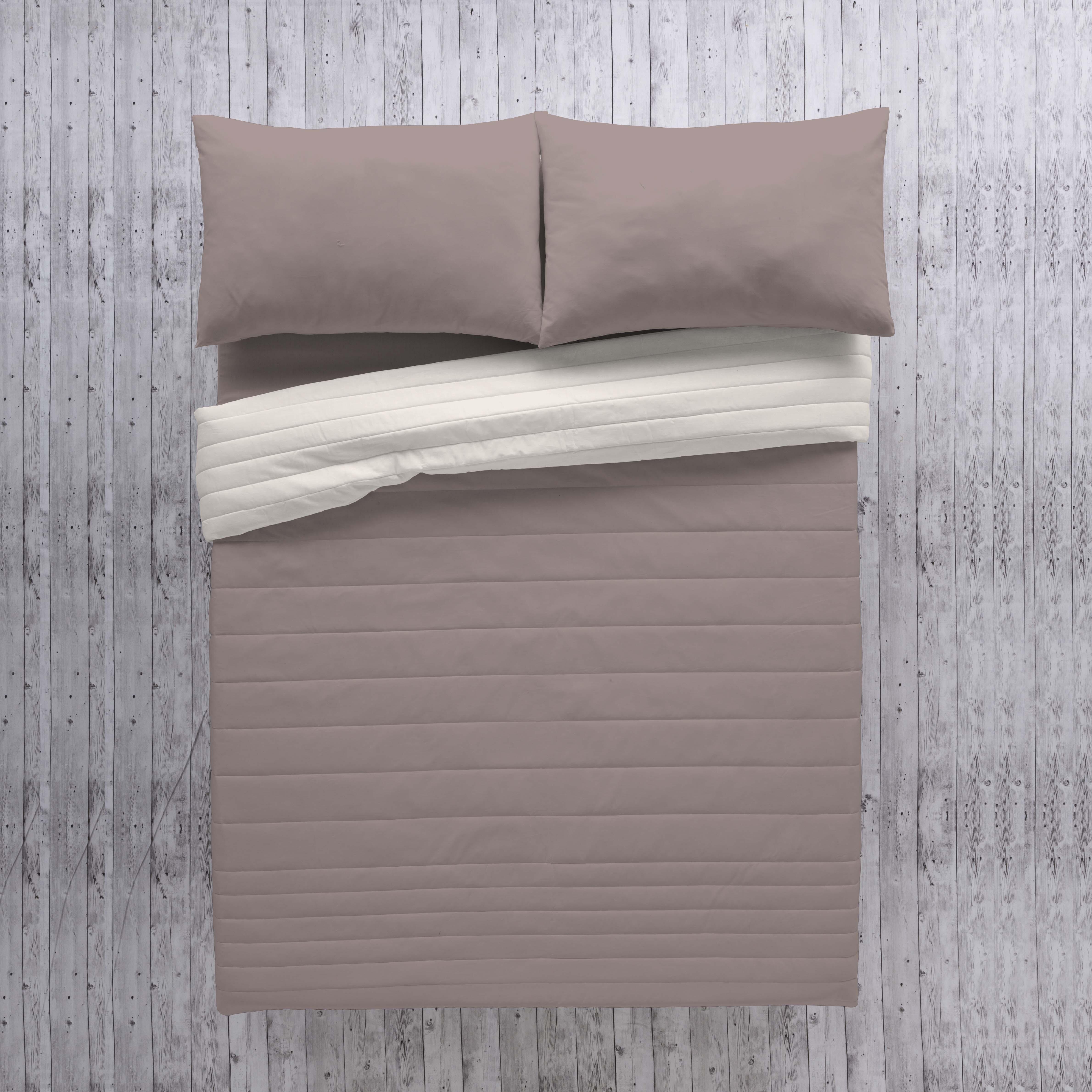 Colcha de cama Bouti 180x270 cm topo/piedra para camas de 90 cm - 9