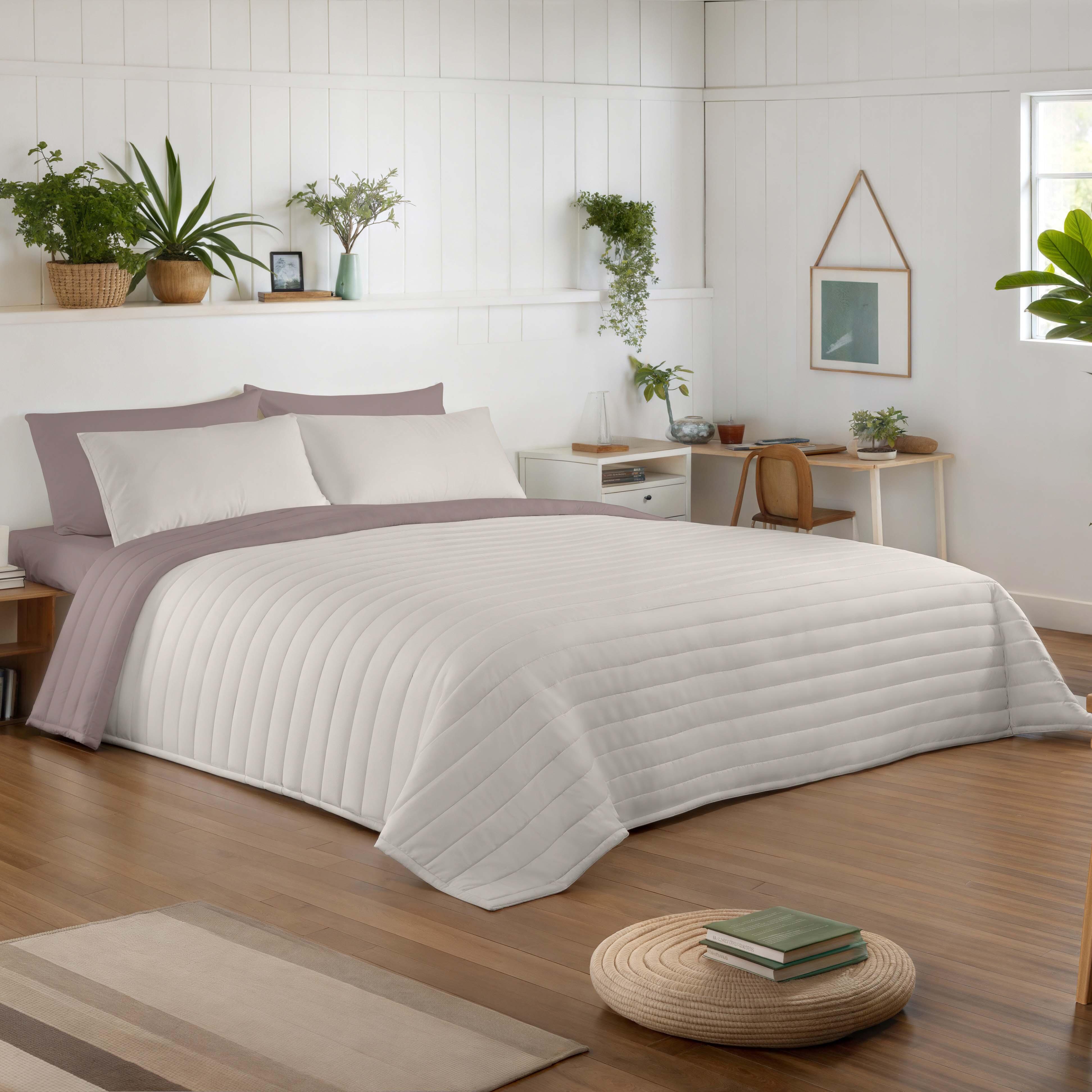 Colcha de cama Bouti 180x270 cm topo/piedra para camas de 90 cm - 8