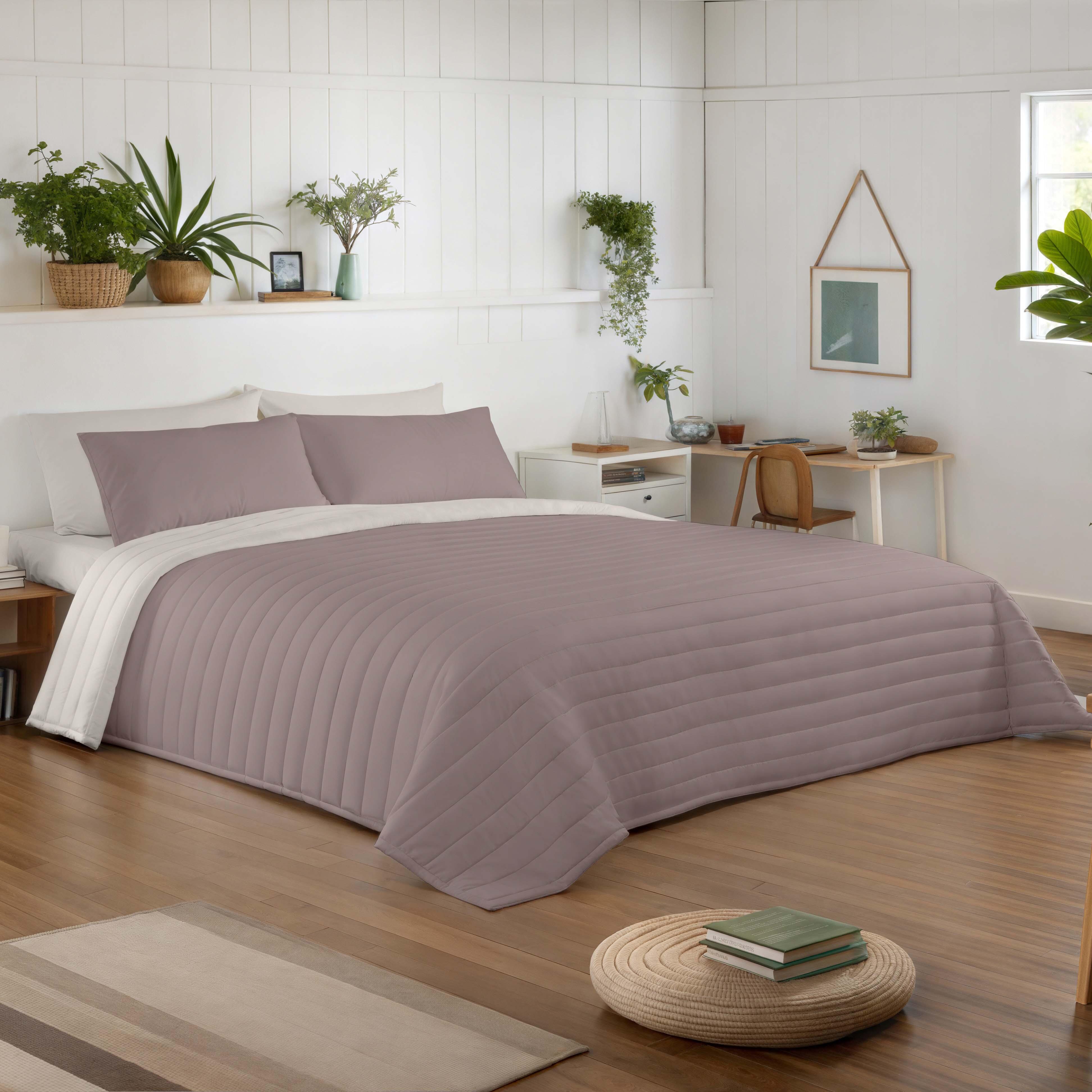 Colcha de cama Bouti 180x270 cm topo/piedra para camas de 90 cm - 7