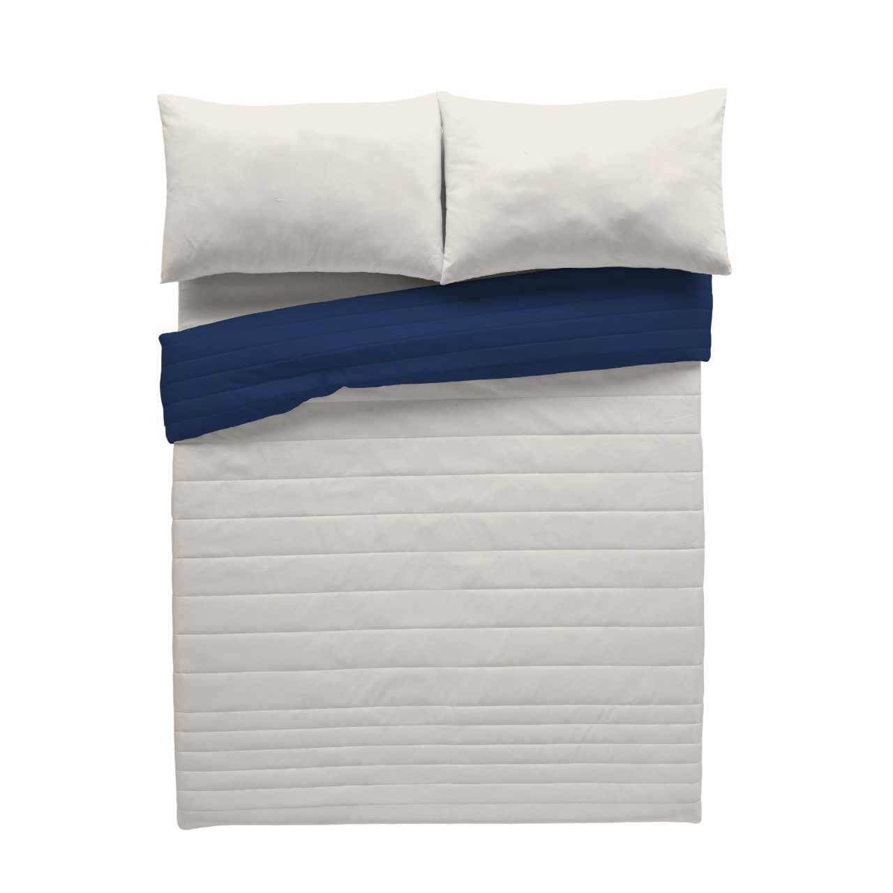 Colcha de cama Bouti 180x270 cm azul para camas de 90 cm - 4