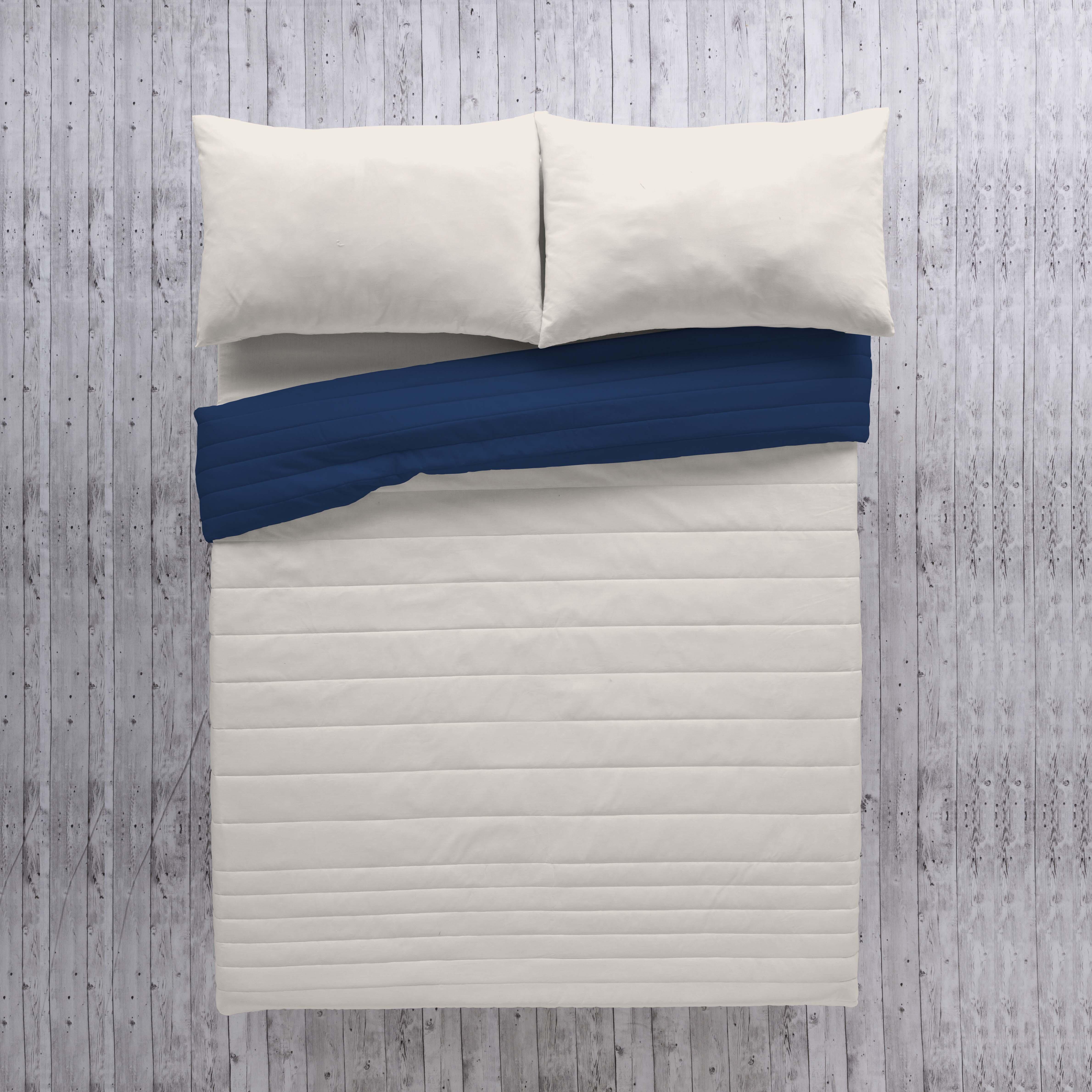 Colcha de cama Bouti 180x270 cm azul para camas de 90 cm - 8