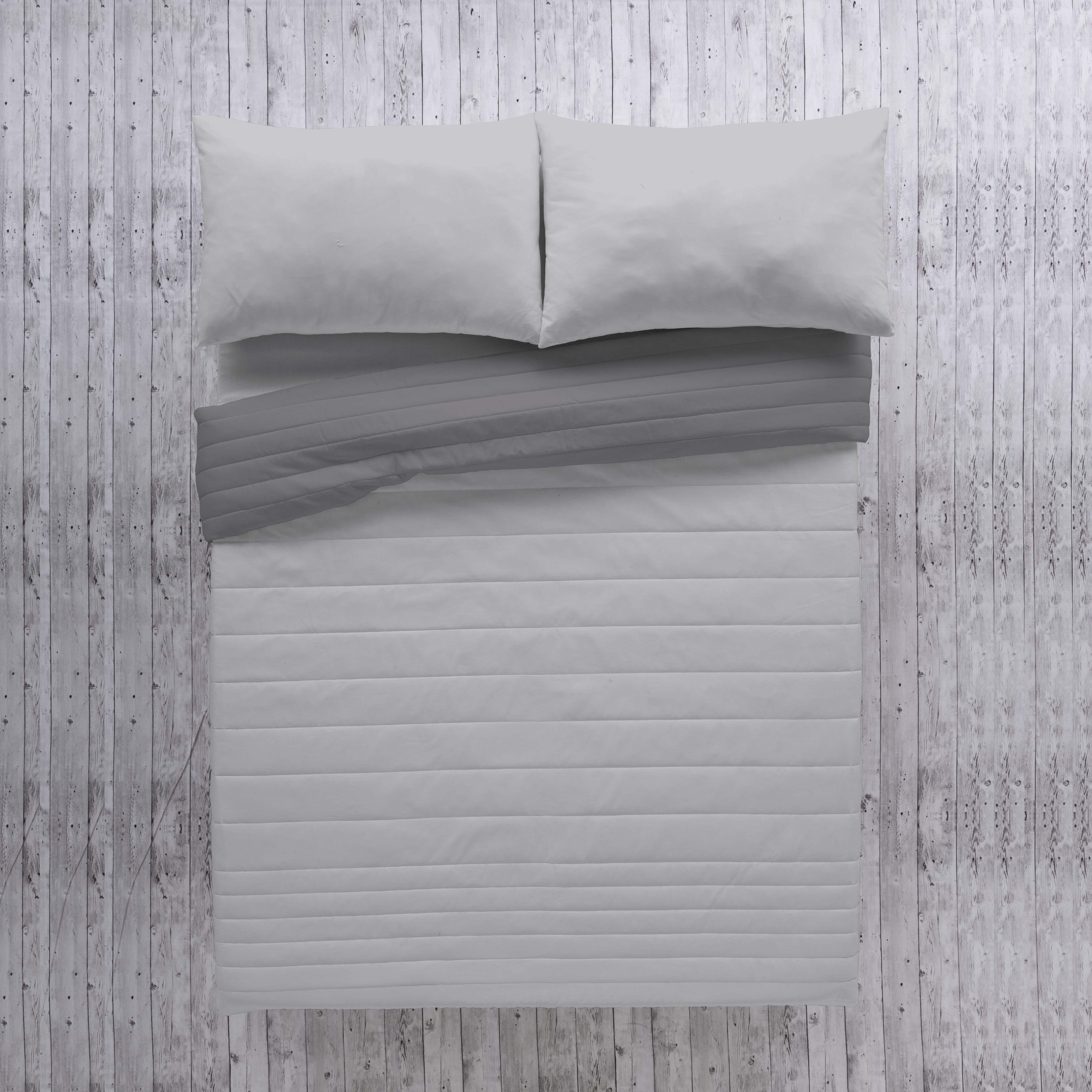 Colcha de cama Bouti 250x270 cm gris para camas de 150 cm - 8