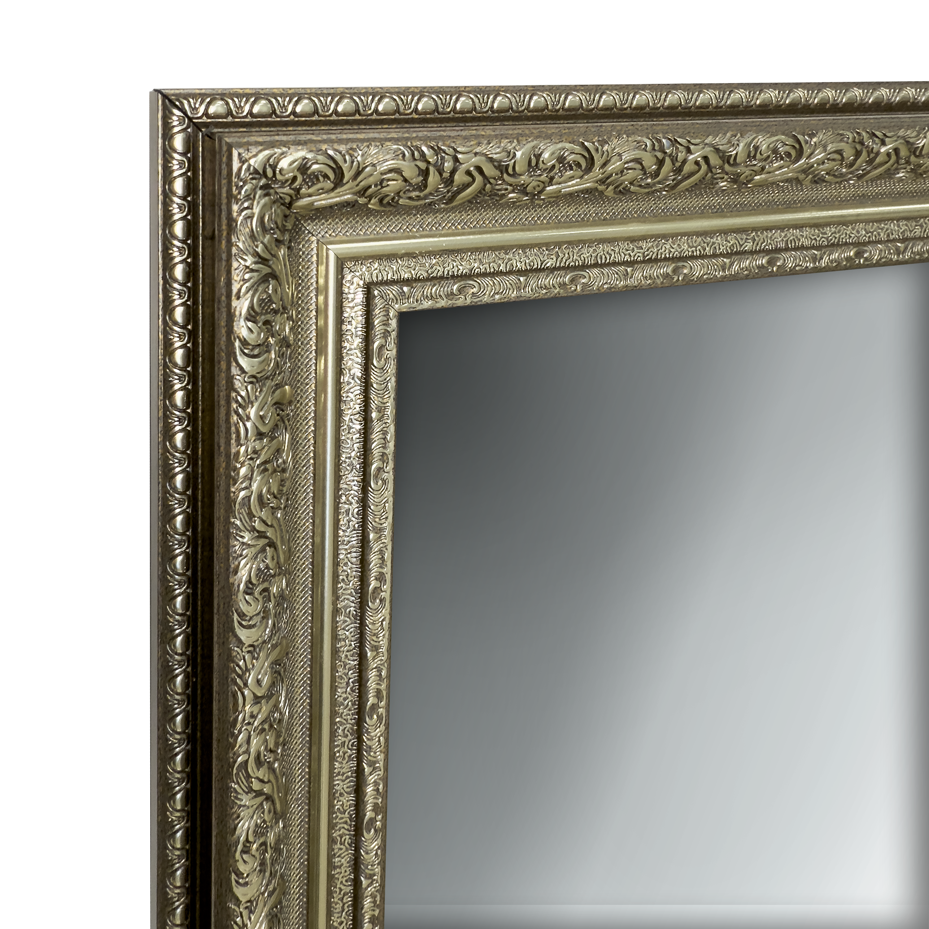 Lustro Classik dekoracyjne w srebrnej ramie 58 x 128 cm - 3