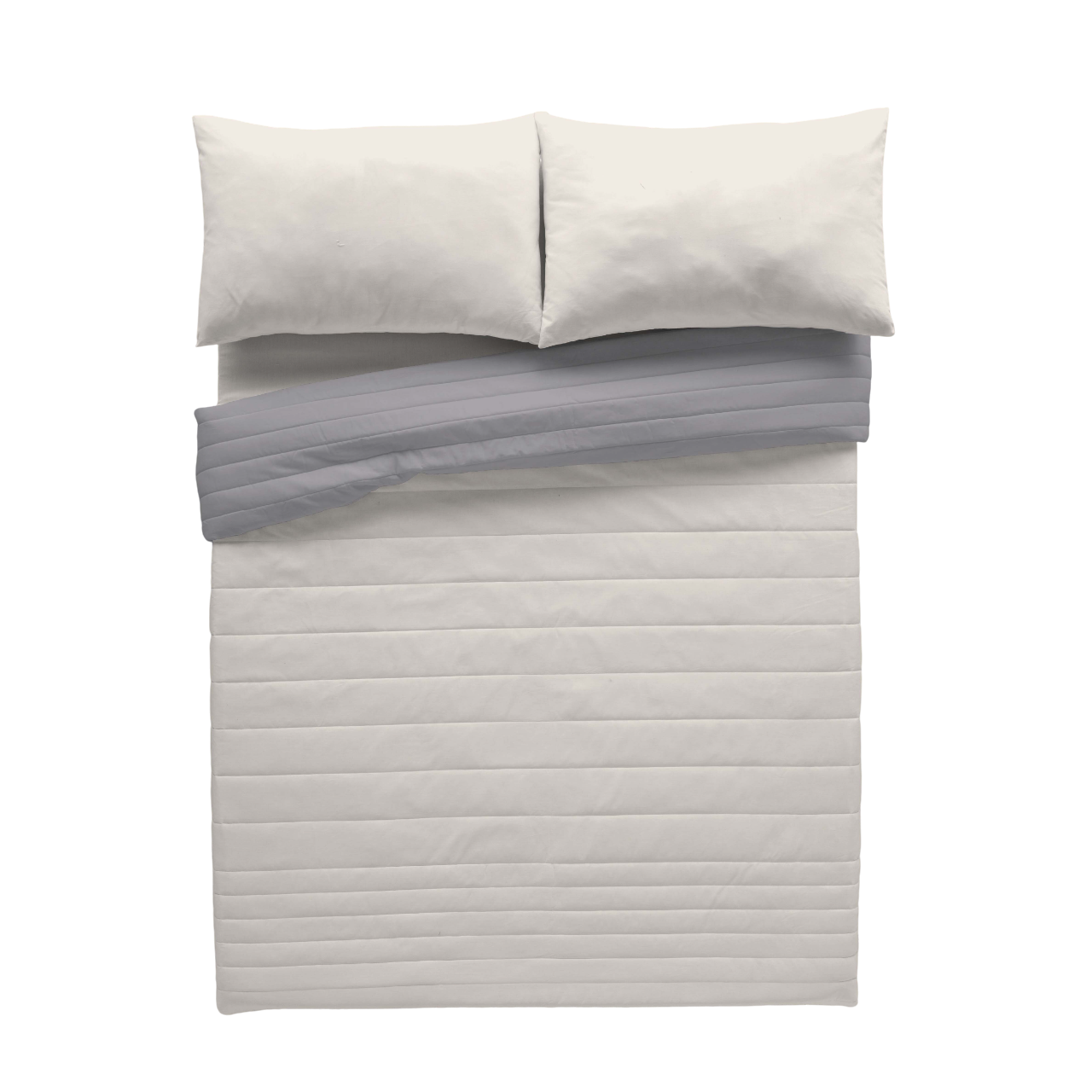 Colcha de cama Bouti 180x270 cm gris/piedra para camas de 90 cm - 5