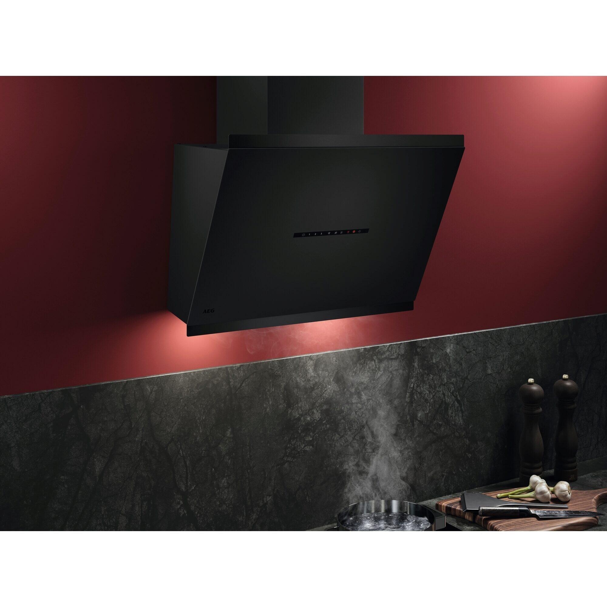 Exaustor de parede 760 m³/h 60x41x39,4 cm preto AEG GV77D61ST - 4