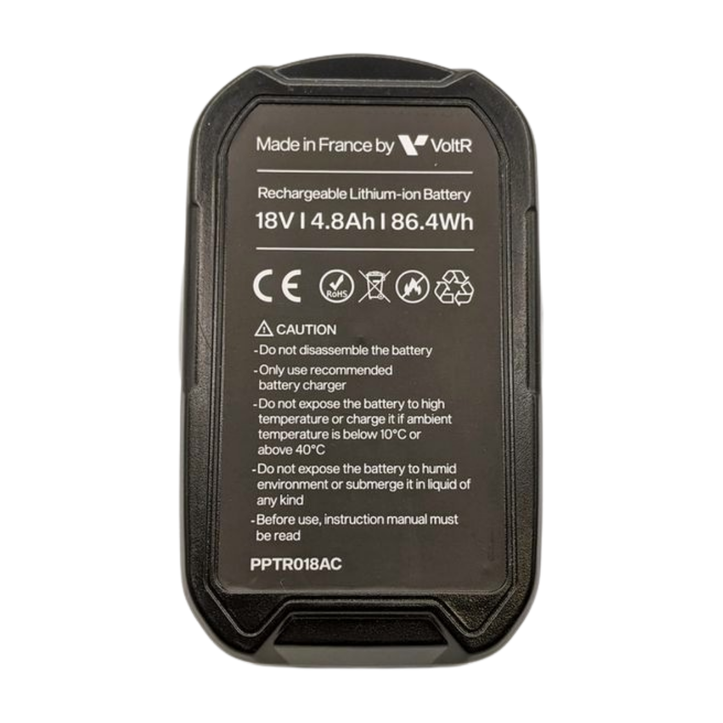 Batterie lithium-ion 18V 4.8Ah, VoltR, compatible RYOBI - 3