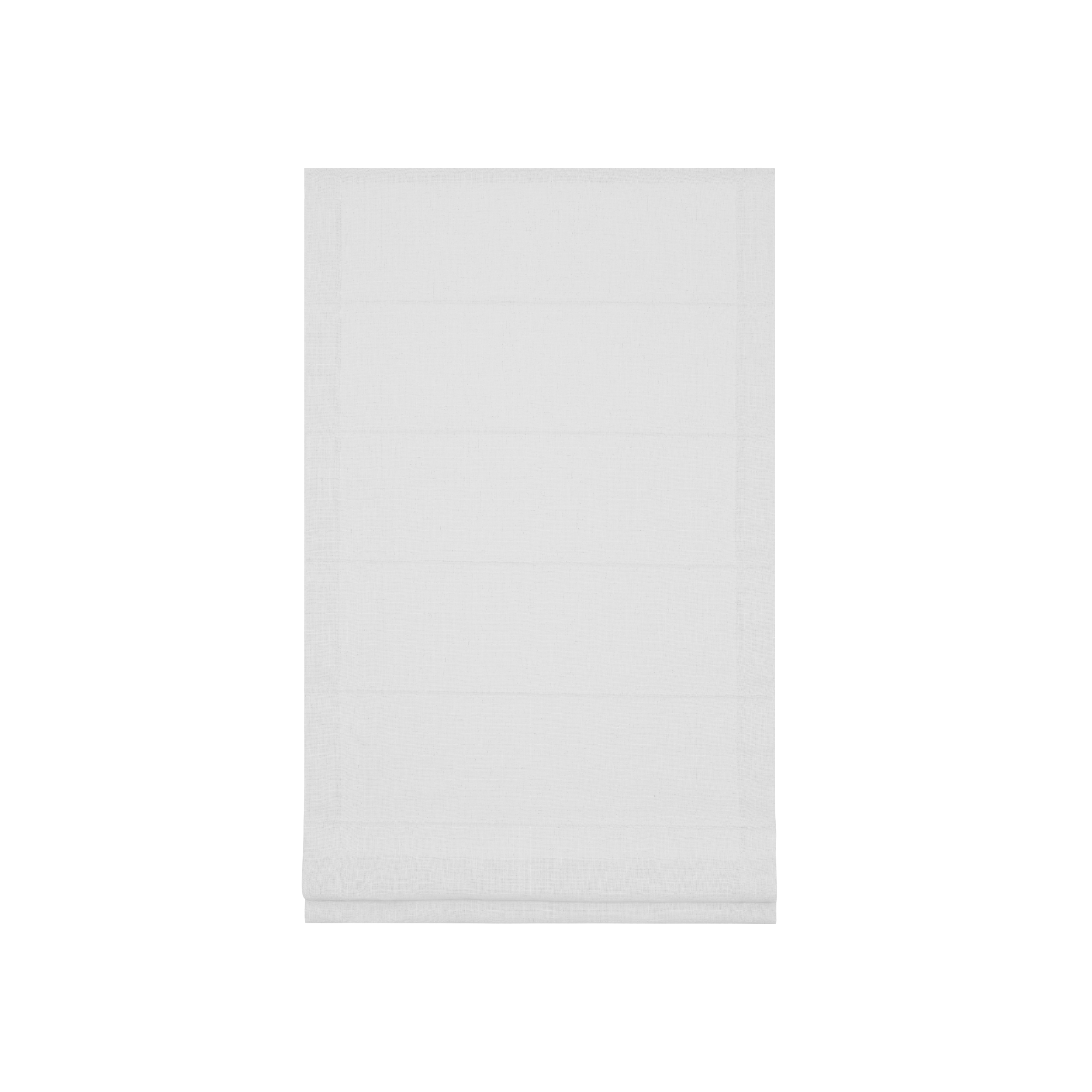 Roleta rzymska Charlina Pleat biała 90 x 250 cm Inspire