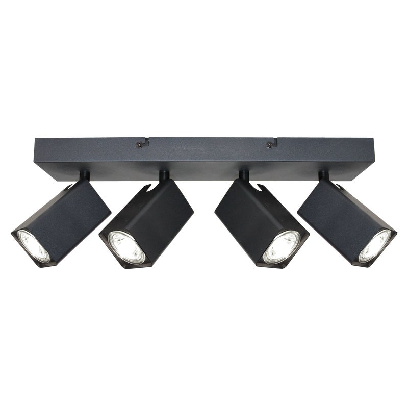 Listwa reflektorowa 4xGU10 10W czarna Elon